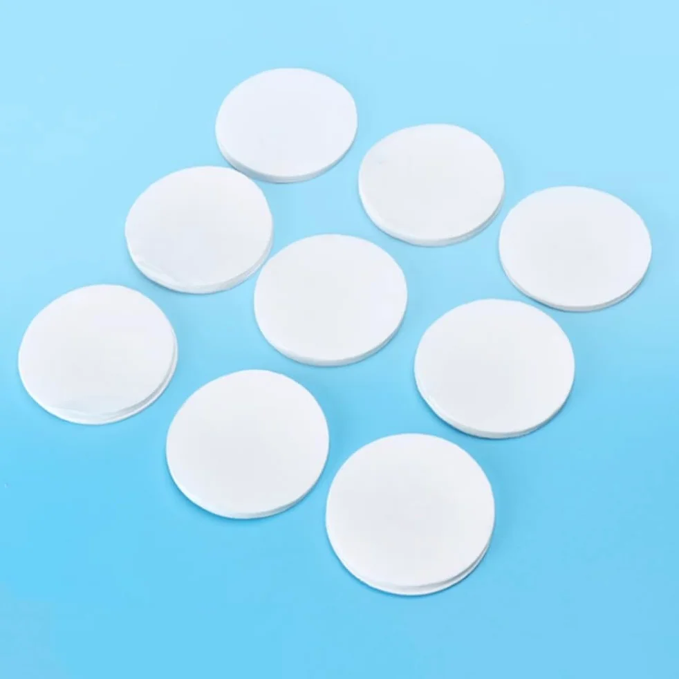 Membrana de filtro microporoso de fibra de vidrio hidrofílica (50 unidades) - Resistente a altas temperaturas, 99,97% de eficiencia de filtración(0.00045x25mm)