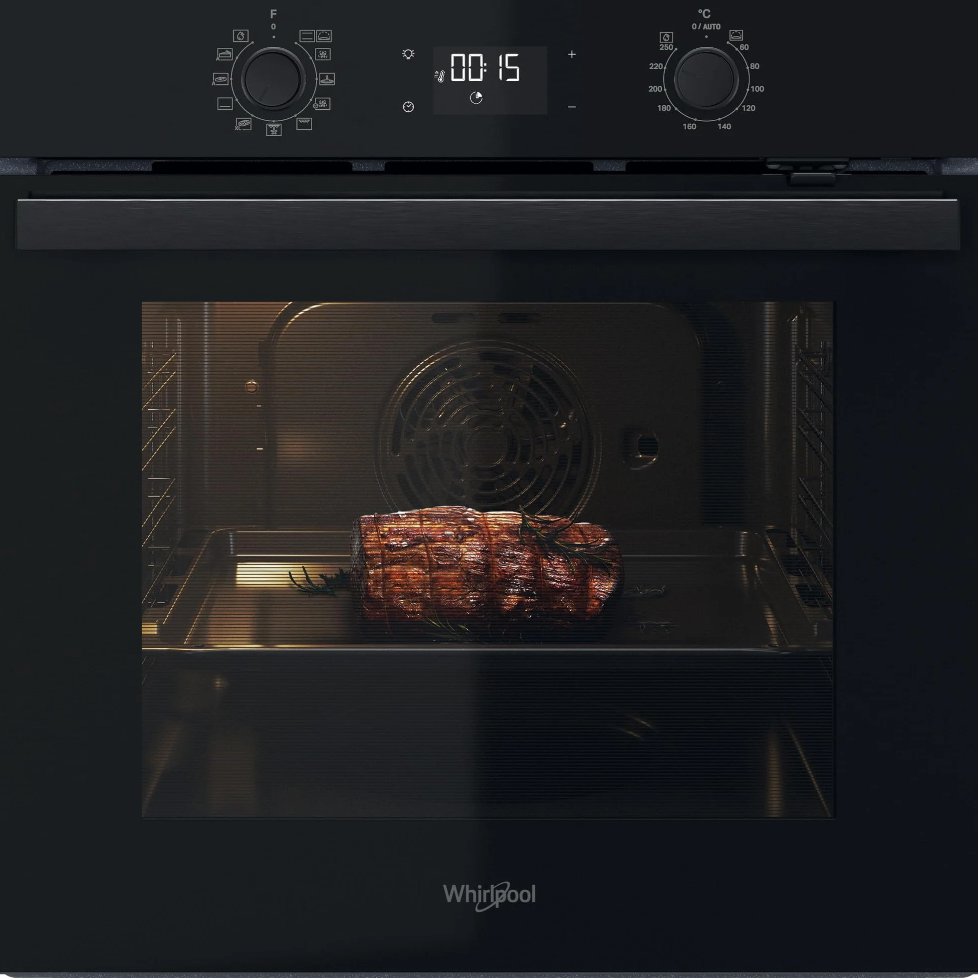 Whirlpool Horno OMR58HU1B Cristal Negro