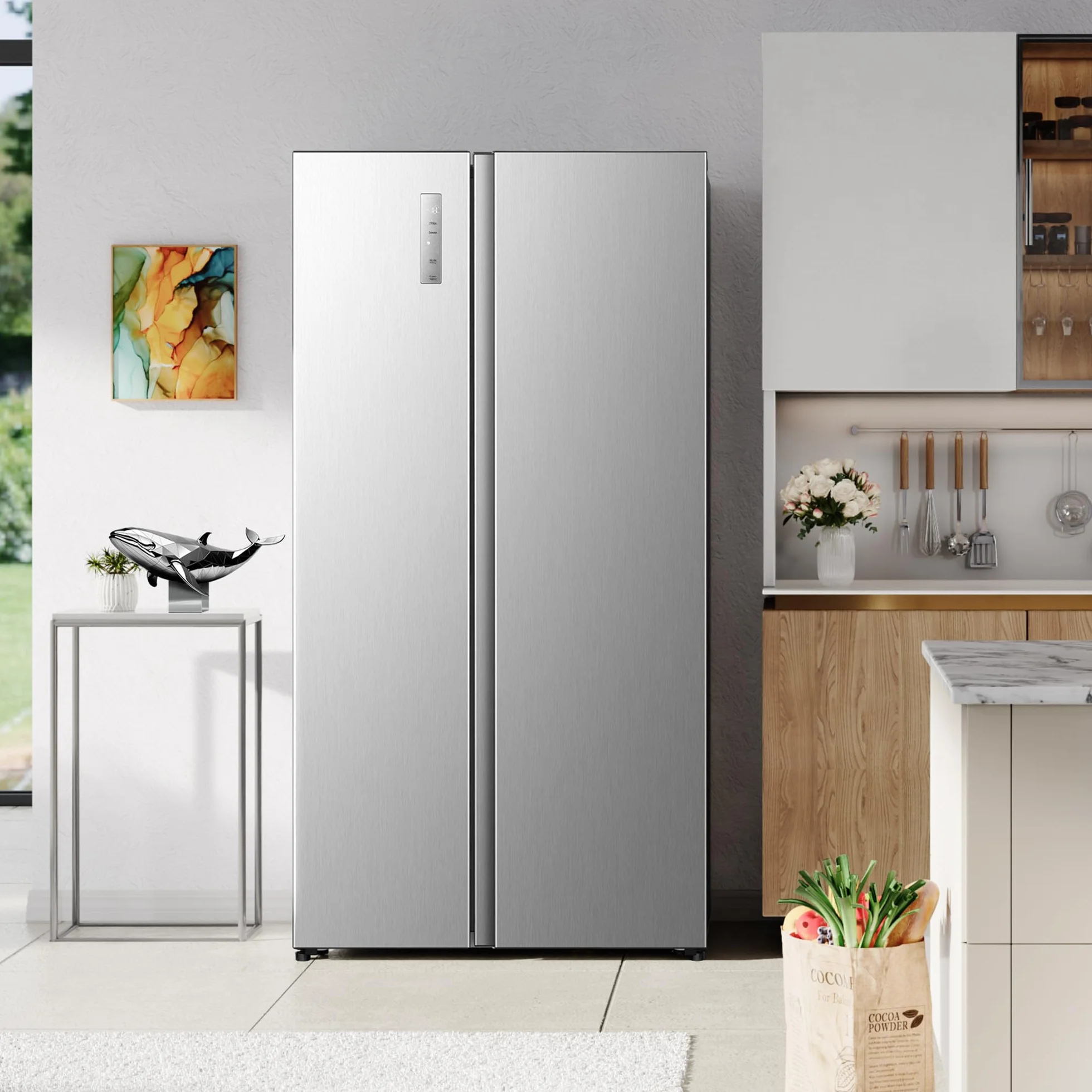 Hisense Frigorífico Americano Total No Frost 544L 179cm Inox