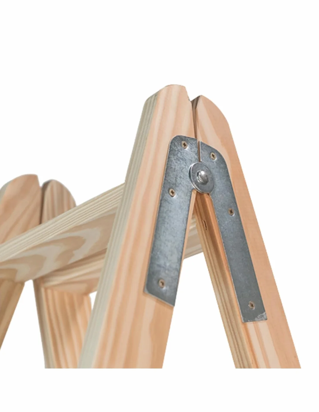 PERSUM - Escalera DE Madera Tijera Profesional 4 PELDAÑOS