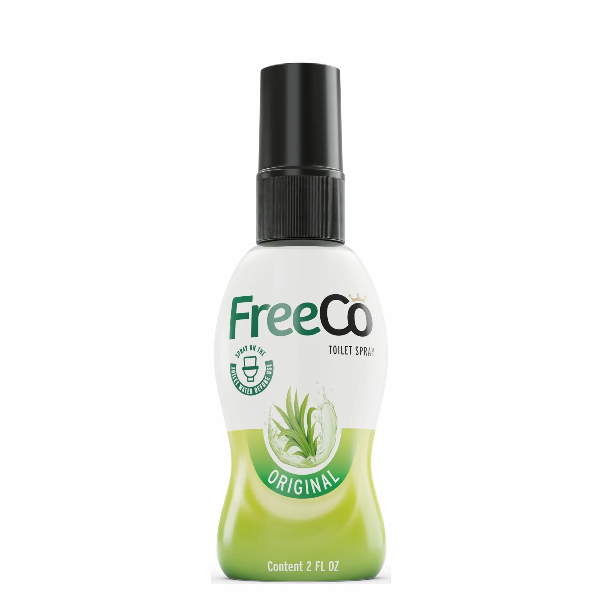 Freeco Bloqueador de Olores WC Spray Natural Neutraliza Malos Olores Frescura Duradera Aroma Cítrico 60ml