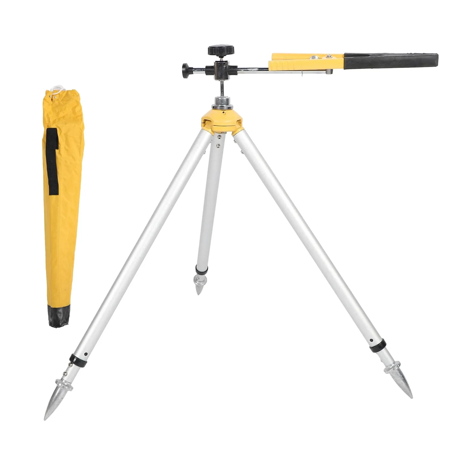 Soporte de Poste de Prisma de Estación Total, Abrazadera Ajustable Duradera para Topografía del Suelo, Aleación de Aluminio de 62-88cm