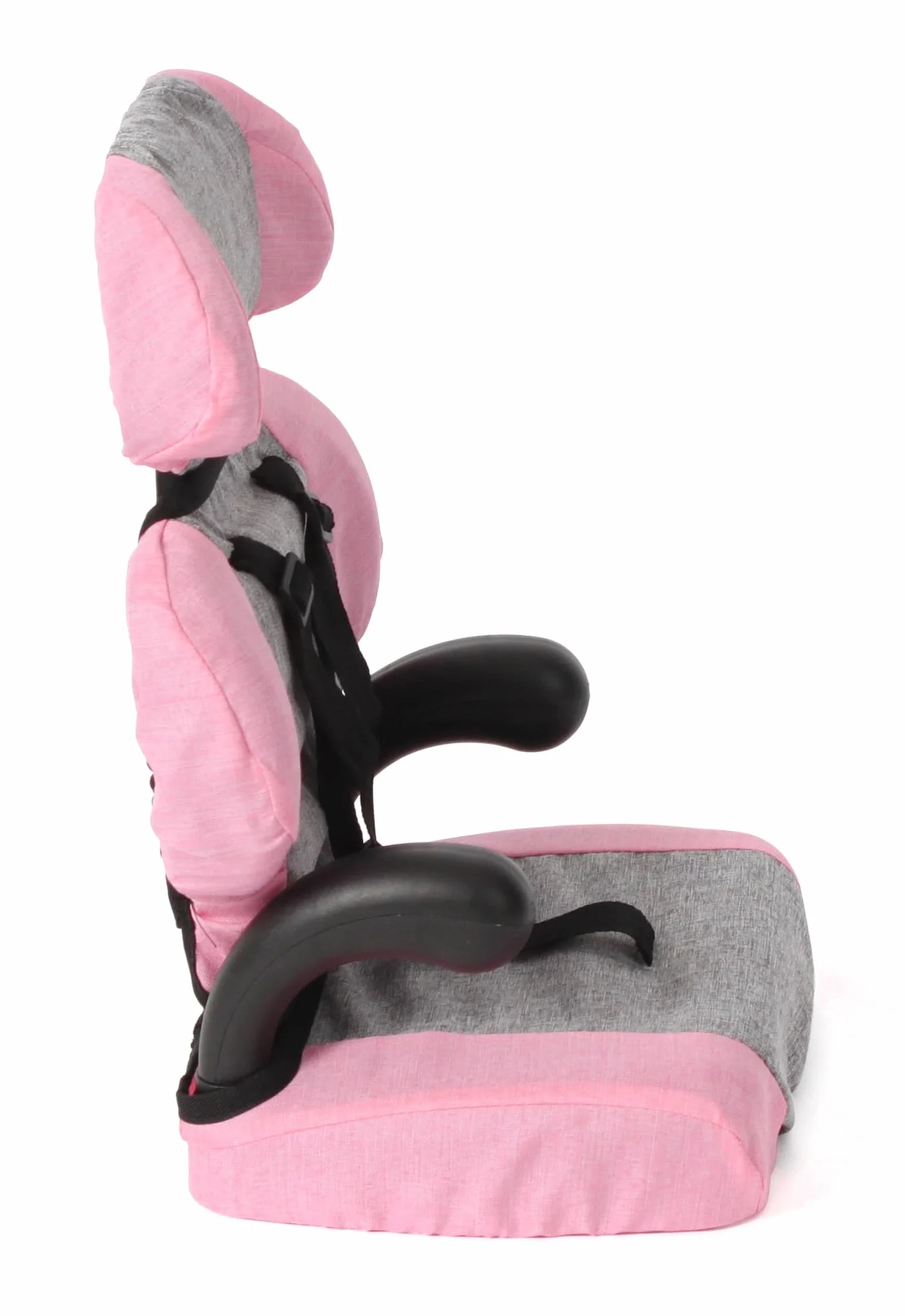 Bayer Chic 2000 Asiento de Coche para muñecas Gris y Rosa