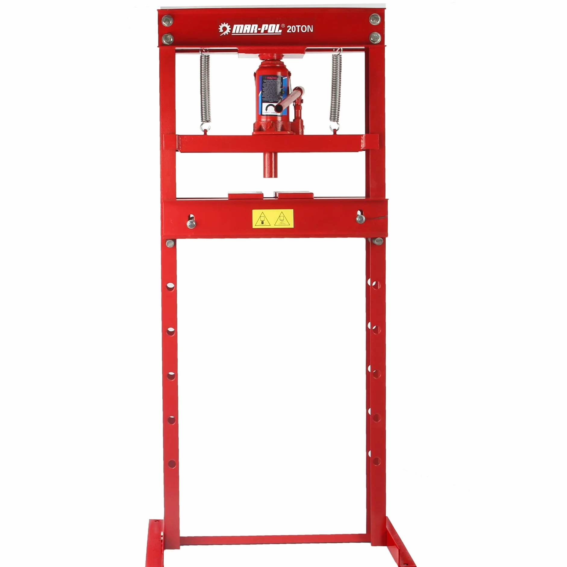 Prensa hidráulica manual 20T 6 niveles para taller