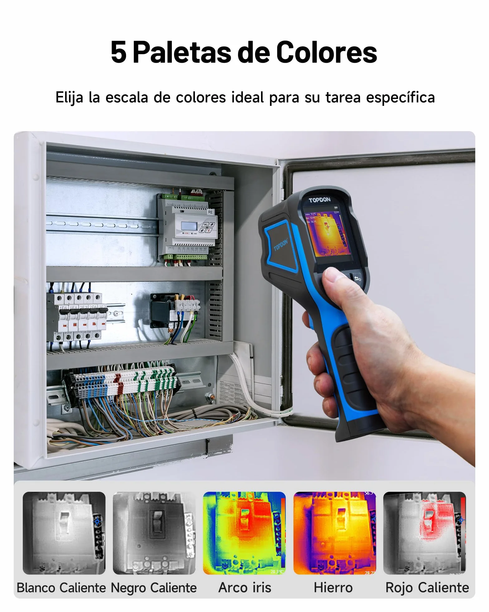 TOPDON Cámara Térmica TC004 Mini 240x240 IR -20°C a 450°C 15h Batería 25Hz