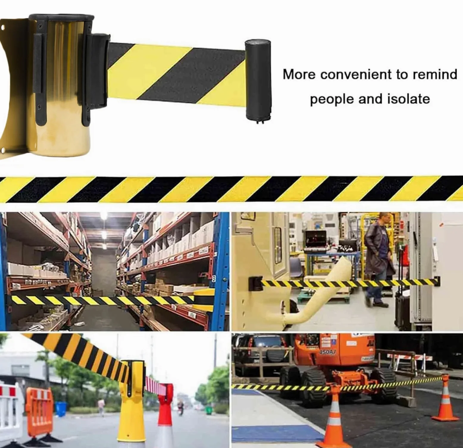 barrera para montaje en pared, con caja de acero(3m/9.8ft)