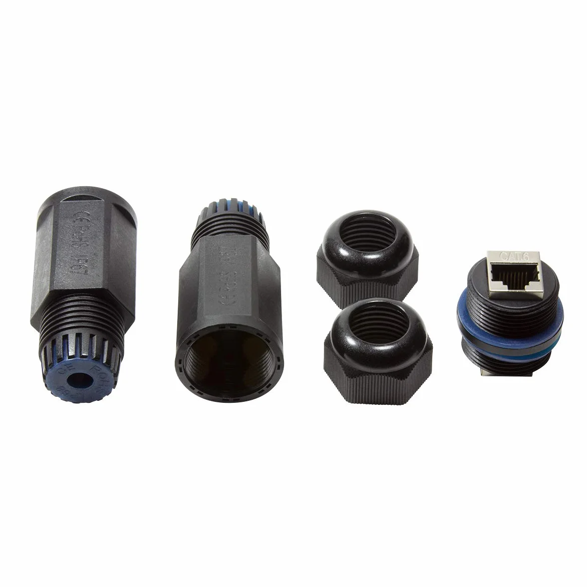 LOGILINK EMPALME DE CABLE DE RED EXTERIOR RJ45 HEMBRA/HEMBRA IP67 IMPERMEABLE