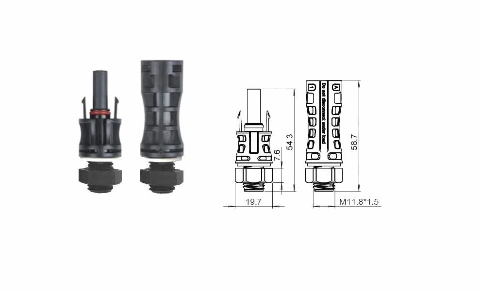 MC4-evo2 Conector para carcasa PV (par)
