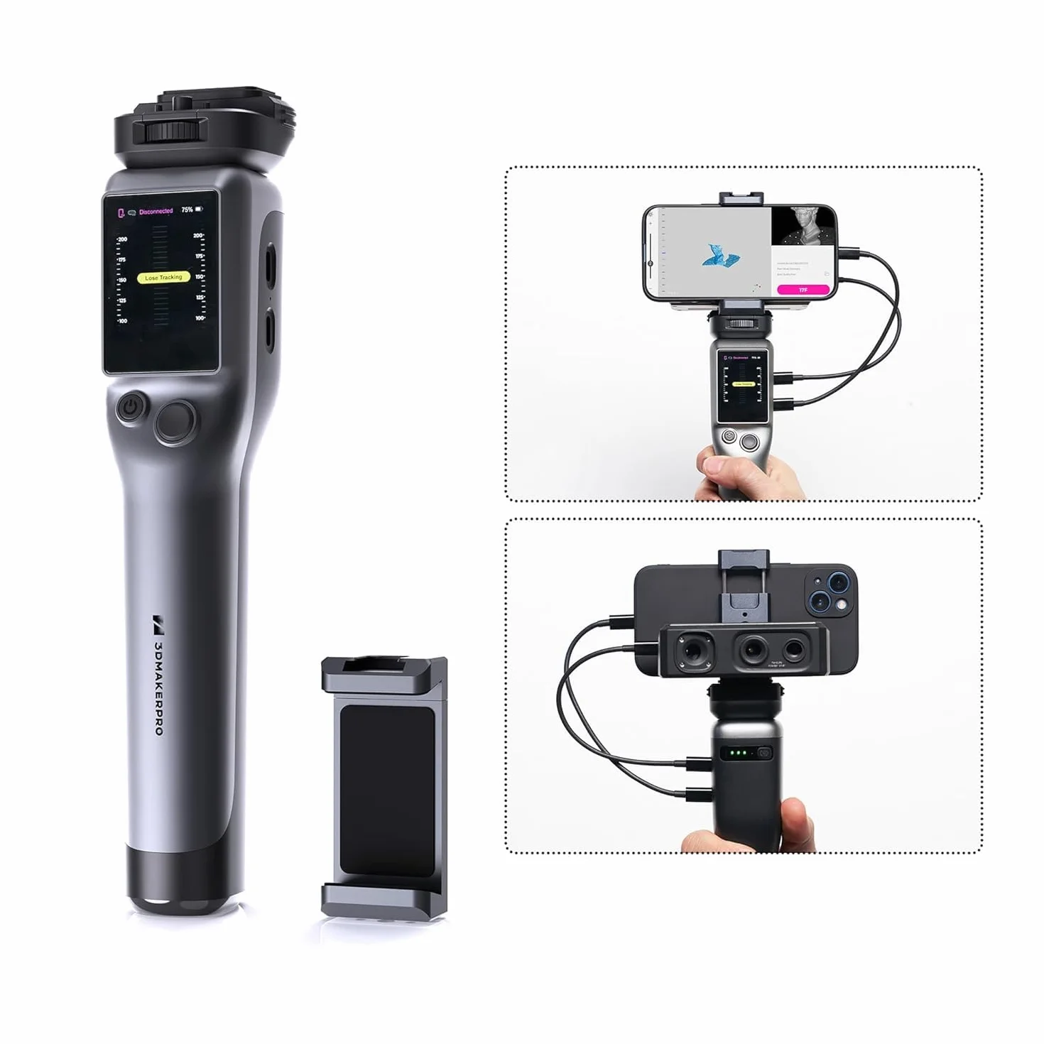 Smart Grip 3DMakerpro para escáner 3D de la Serie Seal/Seal Lite
