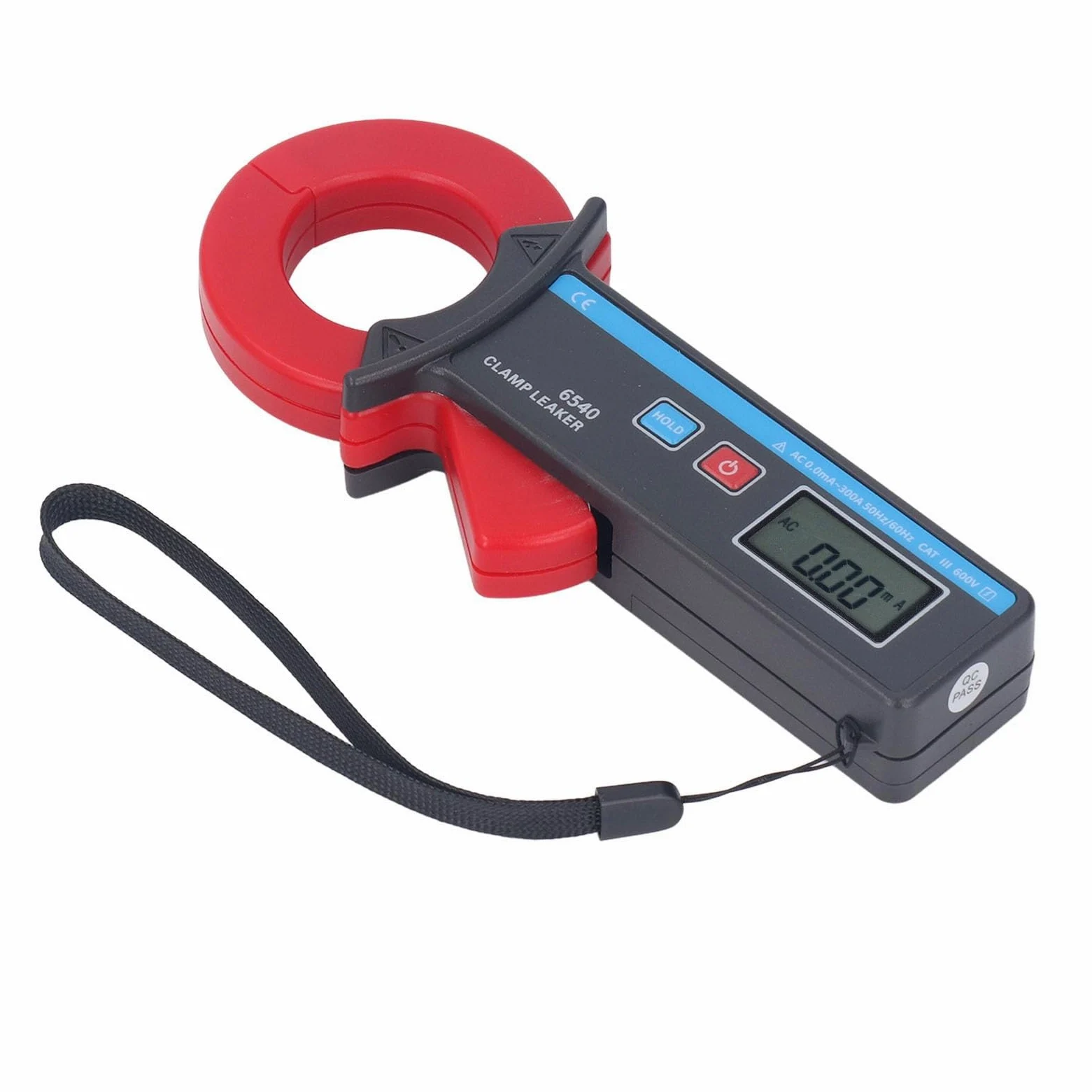 FTVOGUE Pinza Amperimétrica de Corriente de Fuga, Medición sin Contacto, Fuga de Pinza Digital Portátil para Energía, Meteorología, Telecomunicaciones