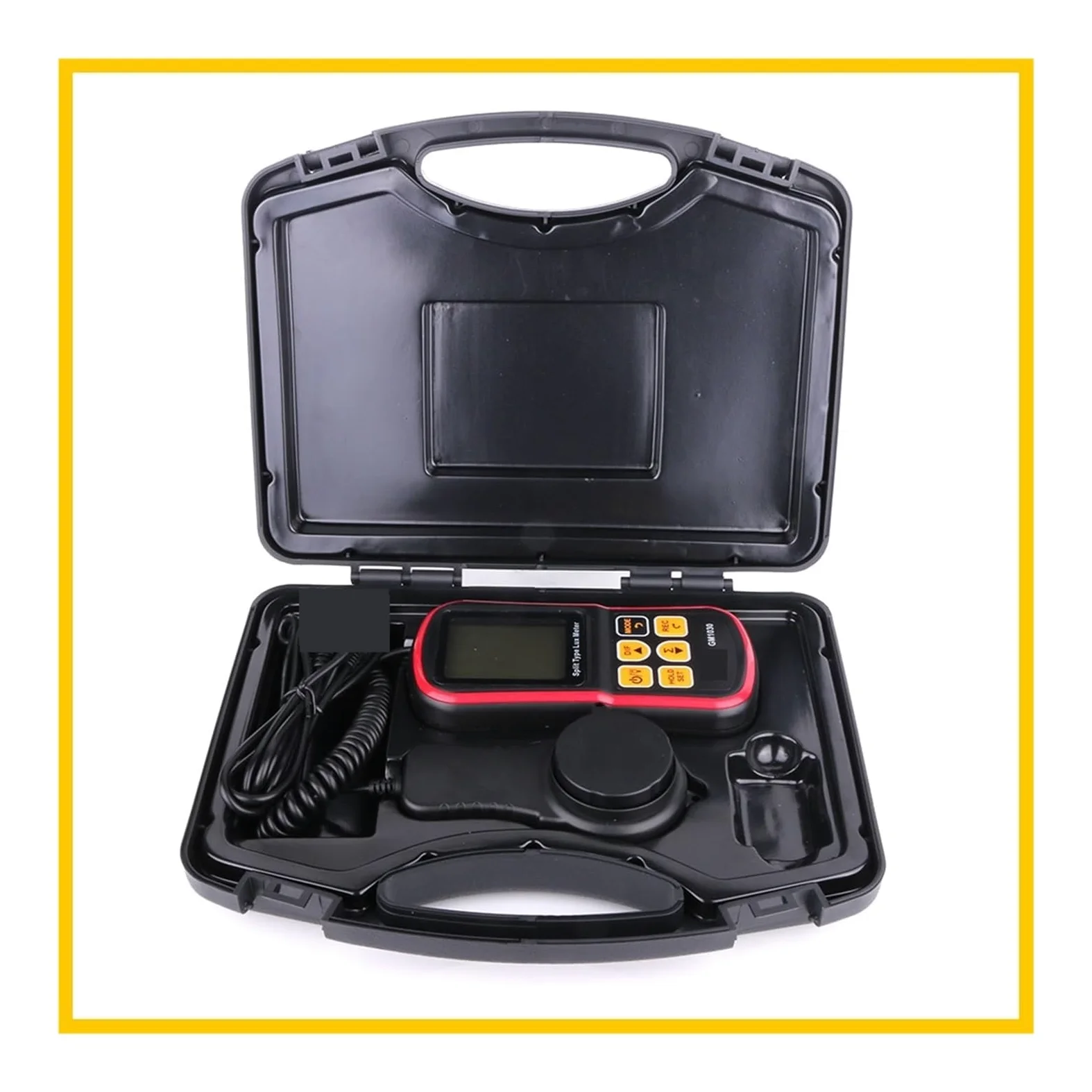 detector ultravioleta Luxómetro digital Fotómetro de 200.000 lux Mini luxómetro de mano Iluminómetro GM1030 para medir la luz solar