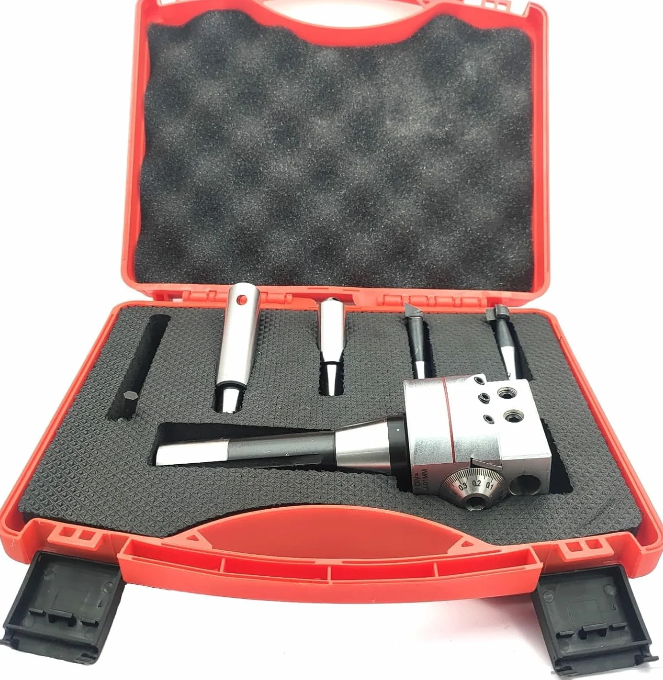 A.D. International - Cabezal de mandrinar de 62 mm de diámetro para torno, fresadora, fresadoras, herramienta soldada de carburo (Morse Taper MT3 (M12 x 1,75 barra de tracción))