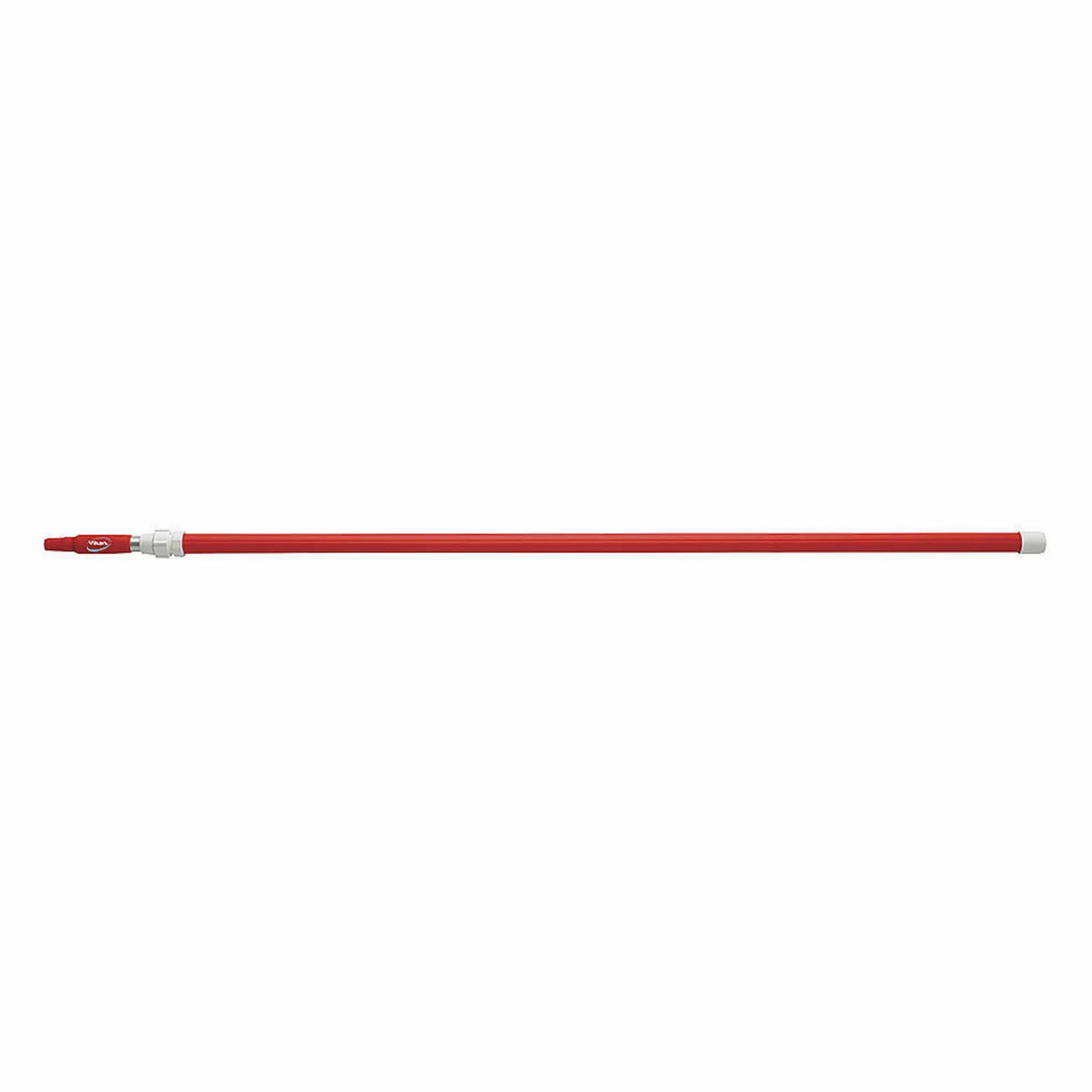 Vikan - Higiene - Mango telescópico - Aluminio - Rojo - 157-278 cm