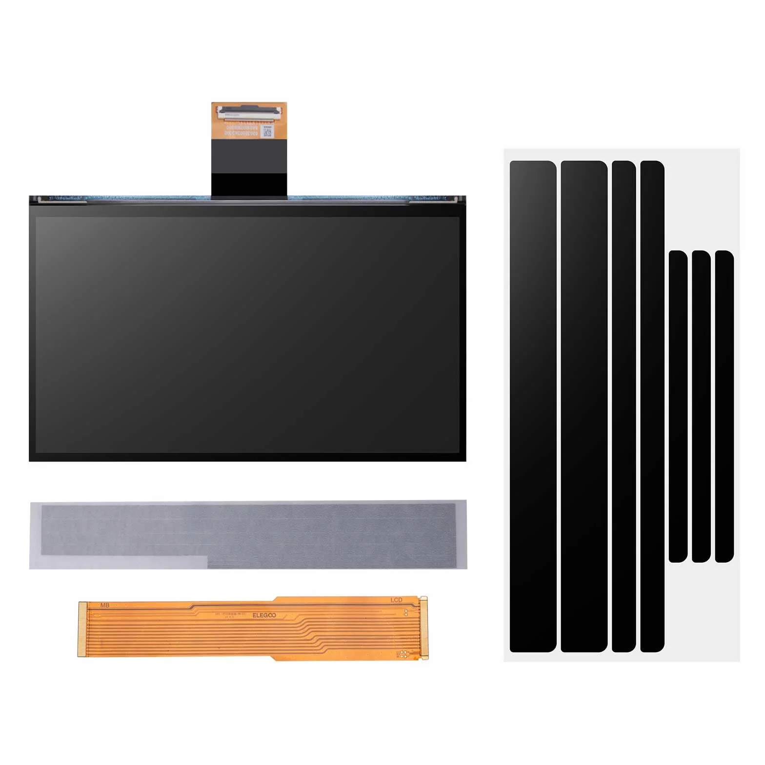 ELEGOO Pantalla LCD para Saturn 4 y Saturn 4 Ultra con Alta Resolución de 11520x5120 y Protector Robusto de Vidrio Templado 9H