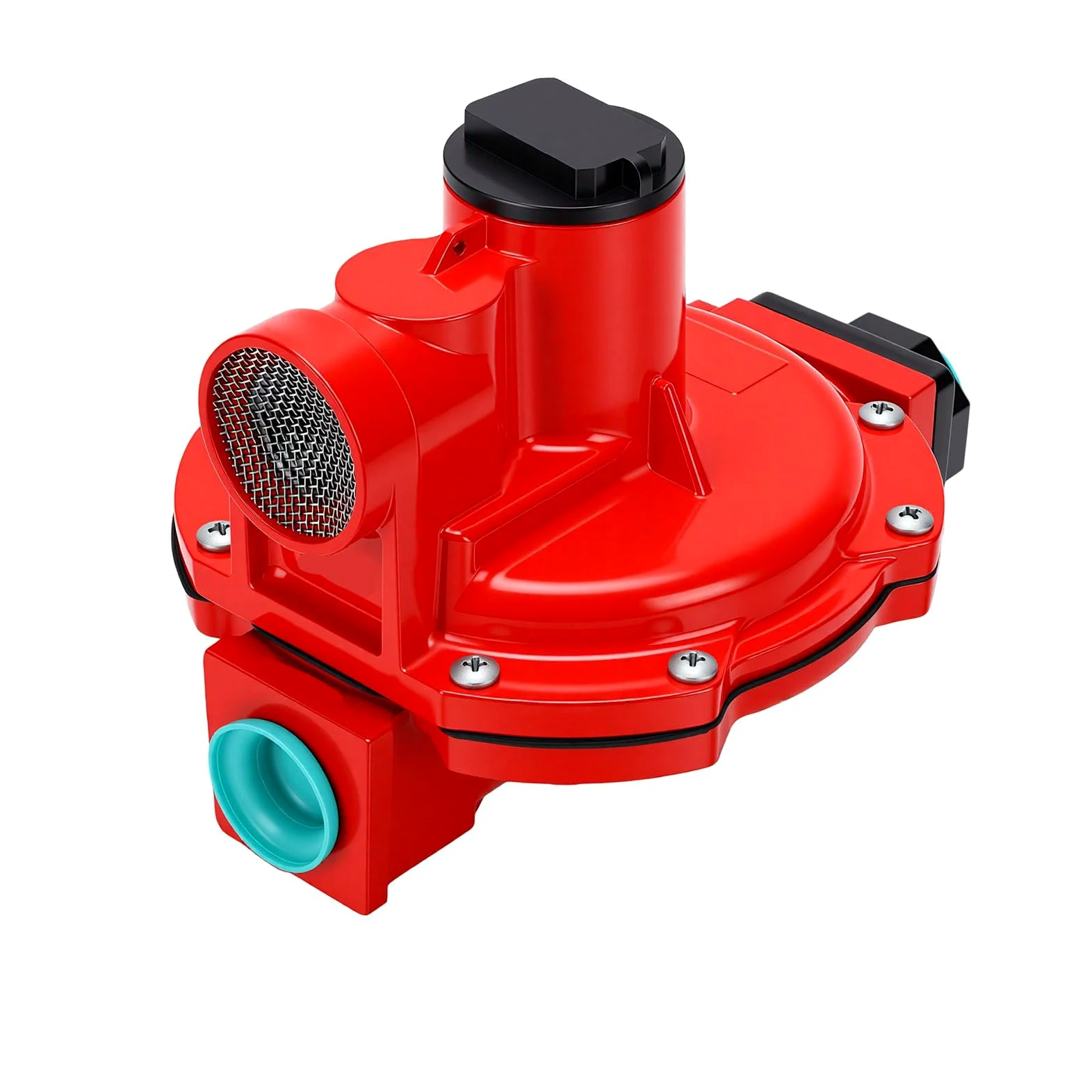 Regulador de Gas Natural R622H-BGJ, 8-12 PSI Ajustable 1/2 Pulgada NPT Salida de Entrada Regulador Gas Primera Etapa, Propano para Residencial Comercial Industrial