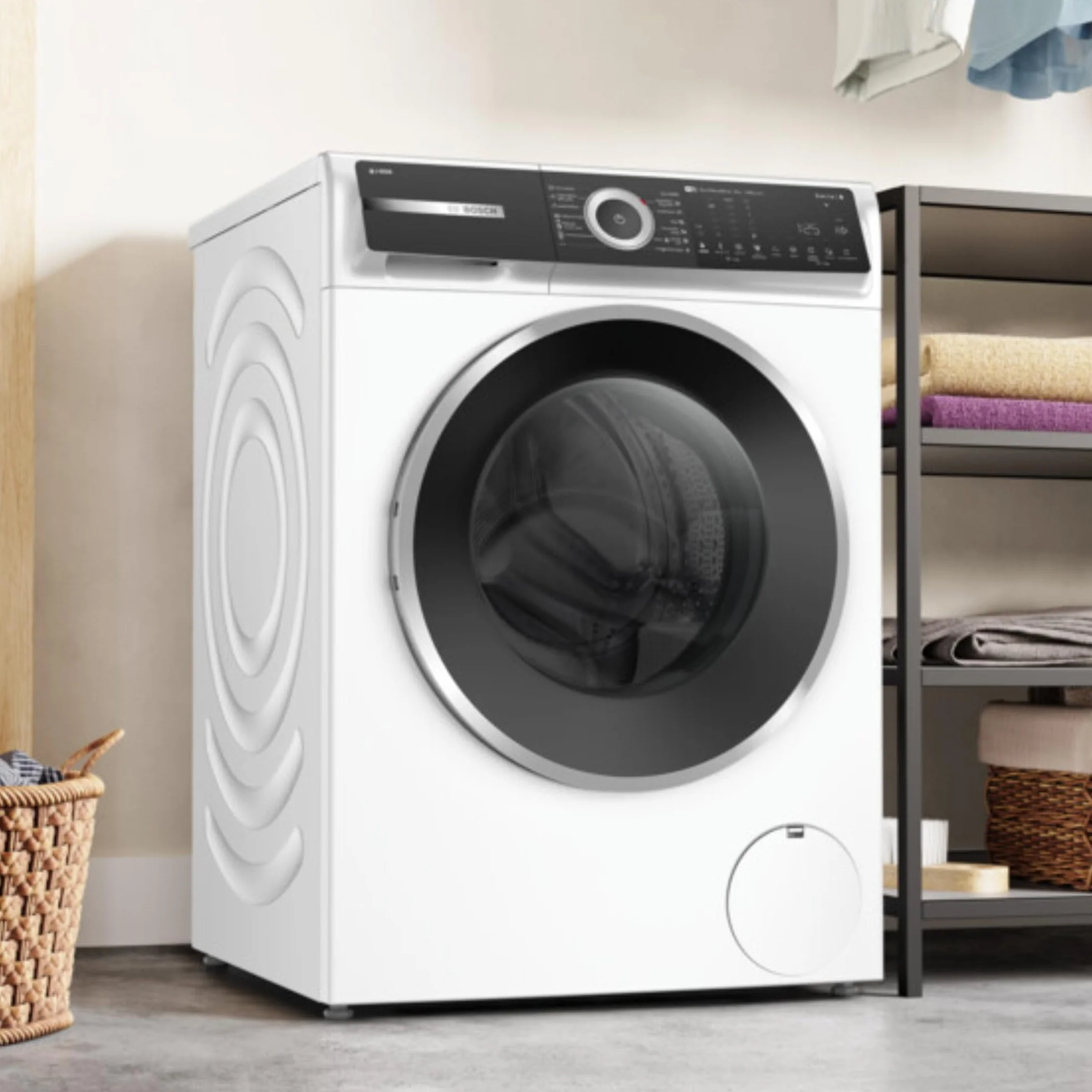 Bosch Lavadora de carga frontal Serie 6 9 kg i-DOS Home Connect WGH244A0ES