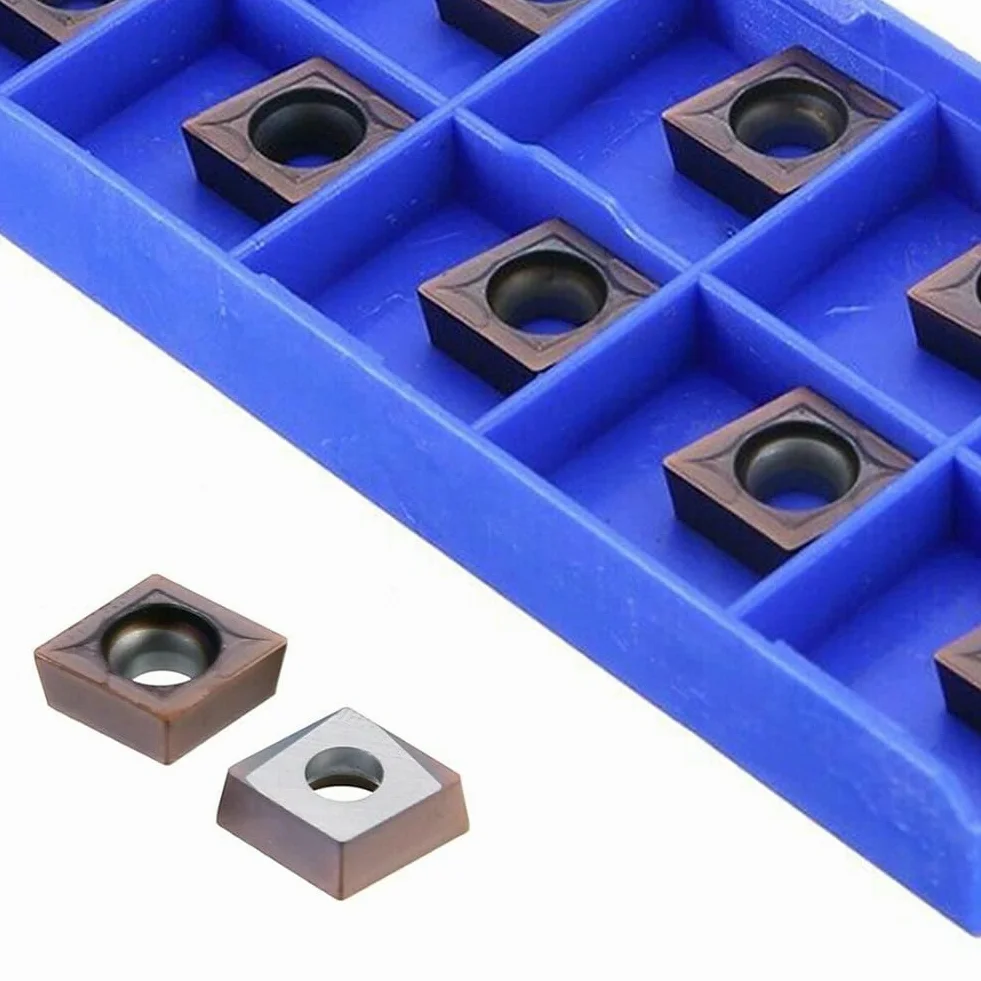 CCMT09T308 VP15TF Insertos de carburo indexables CCMT 32.52 10 piezas herramienta de torneado