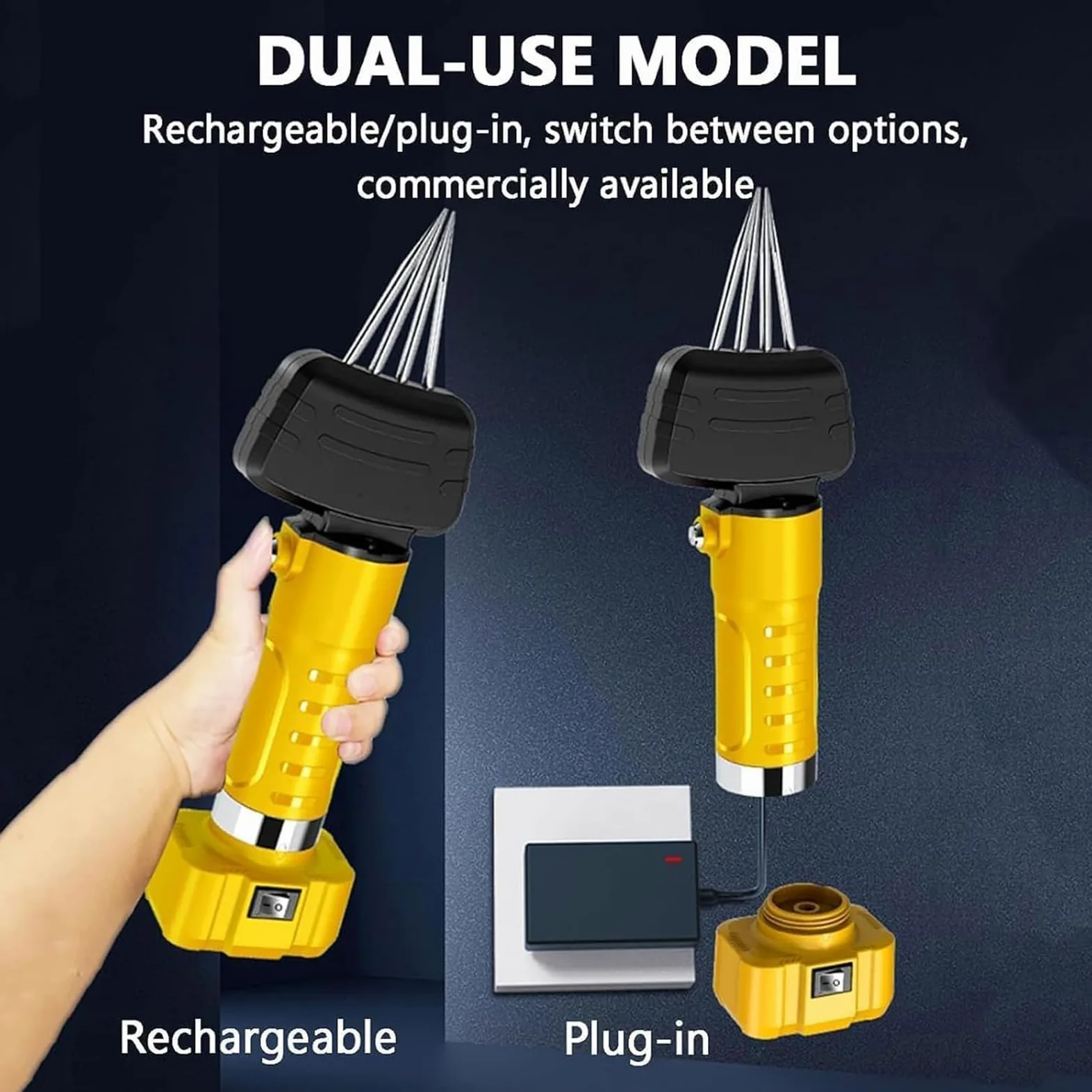 Máquina eléctrica para desplumar aves de corral, cabezal cónico ajustable, impermeable, 4 ejes, depilación para pollos, patos, gansos y pavos