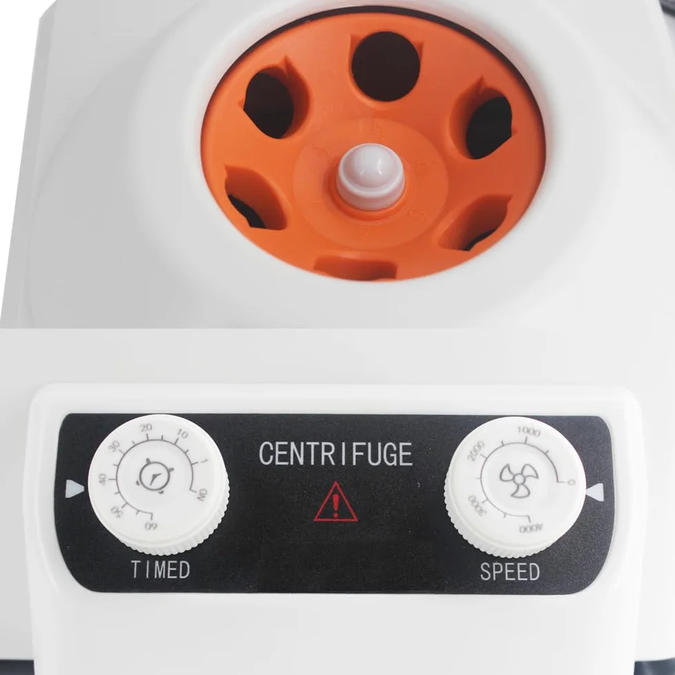 Centrífuga de mesa de laboratorio, Centrífuga eléctrica de laboratorio 900-2, máquina de suero de Plasma PRP PRF, centrífuga médica de baja velocidad 2086xg, 4000rpm, 6 uds., 20ml Fácil de usar y bast