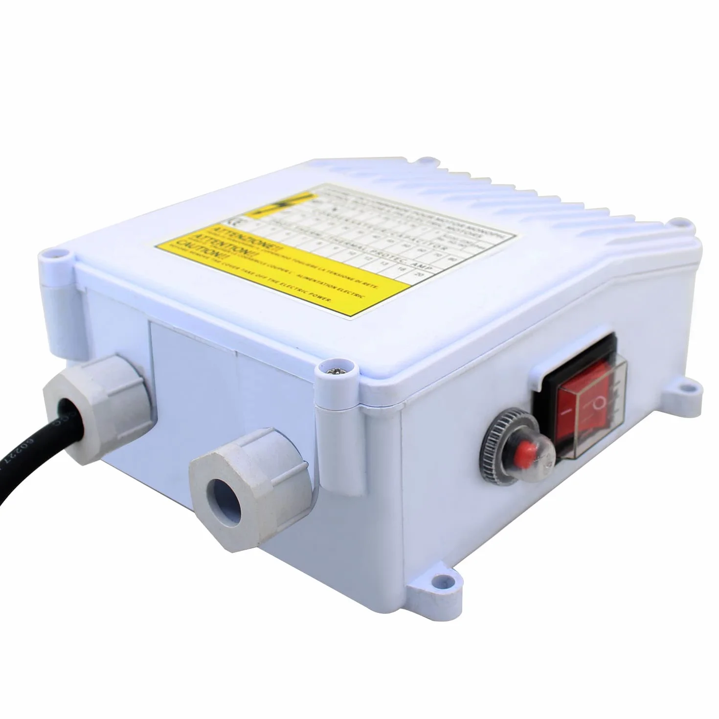Caja de control para bomba sumergible 220V cuadro eléctrico 1.5HP condensador