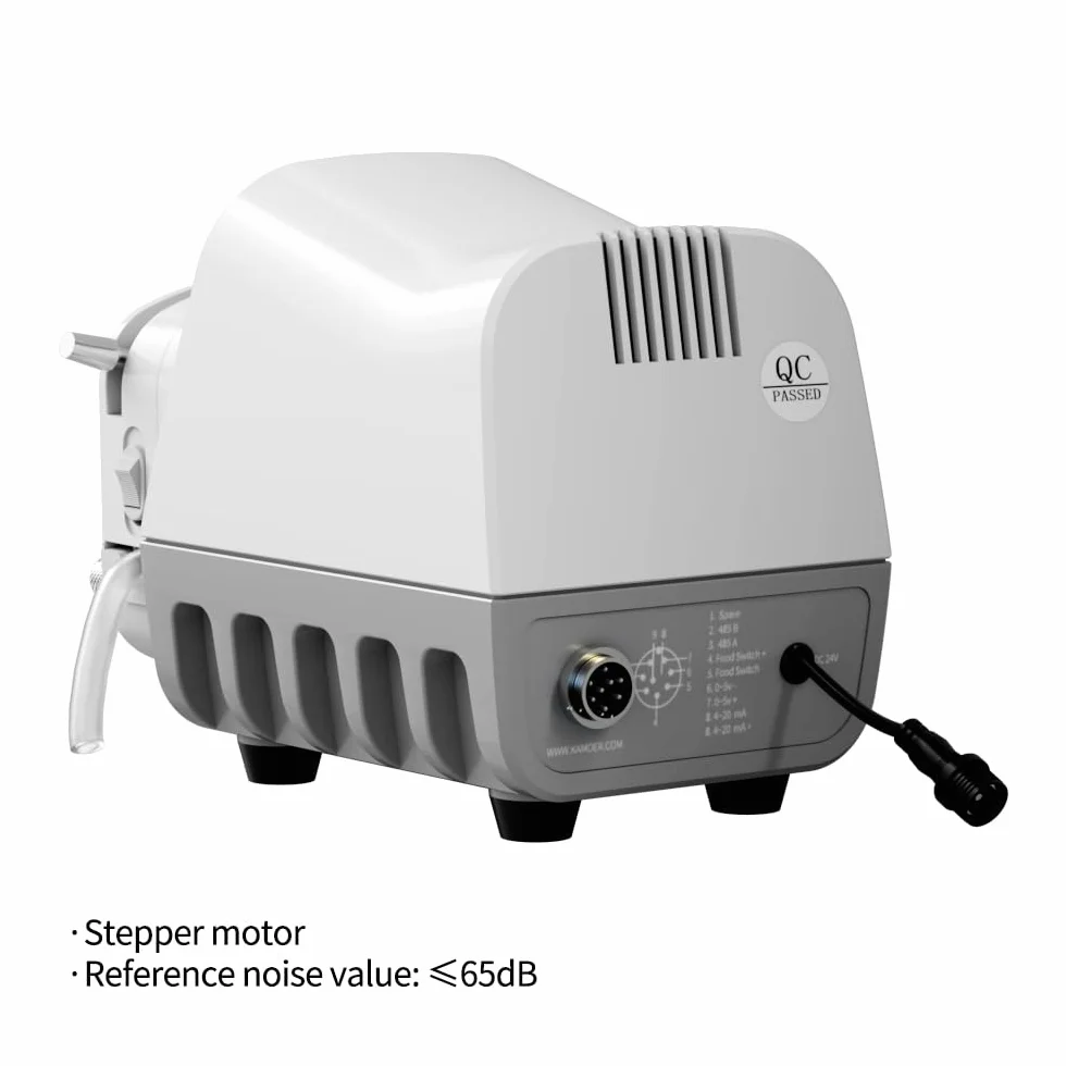 Kamoer DIP1500 V3 - Bomba de agua (24 V, 1500 ml/min, velocidad variable inteligente, 0,1 – 400 rpm, 3 rotores, pantalla LED, RS485, 7,9 x 11,1 mm)