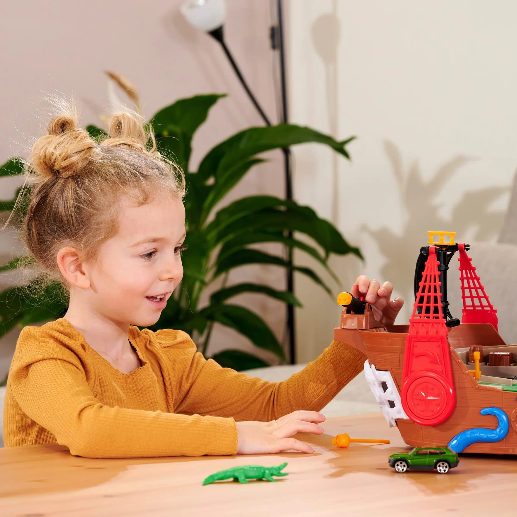 Dickie Toys Barco Pirata 41,5 cm con Efectos Especiales Luz y Sonido Juguete Baño Niños 3+
