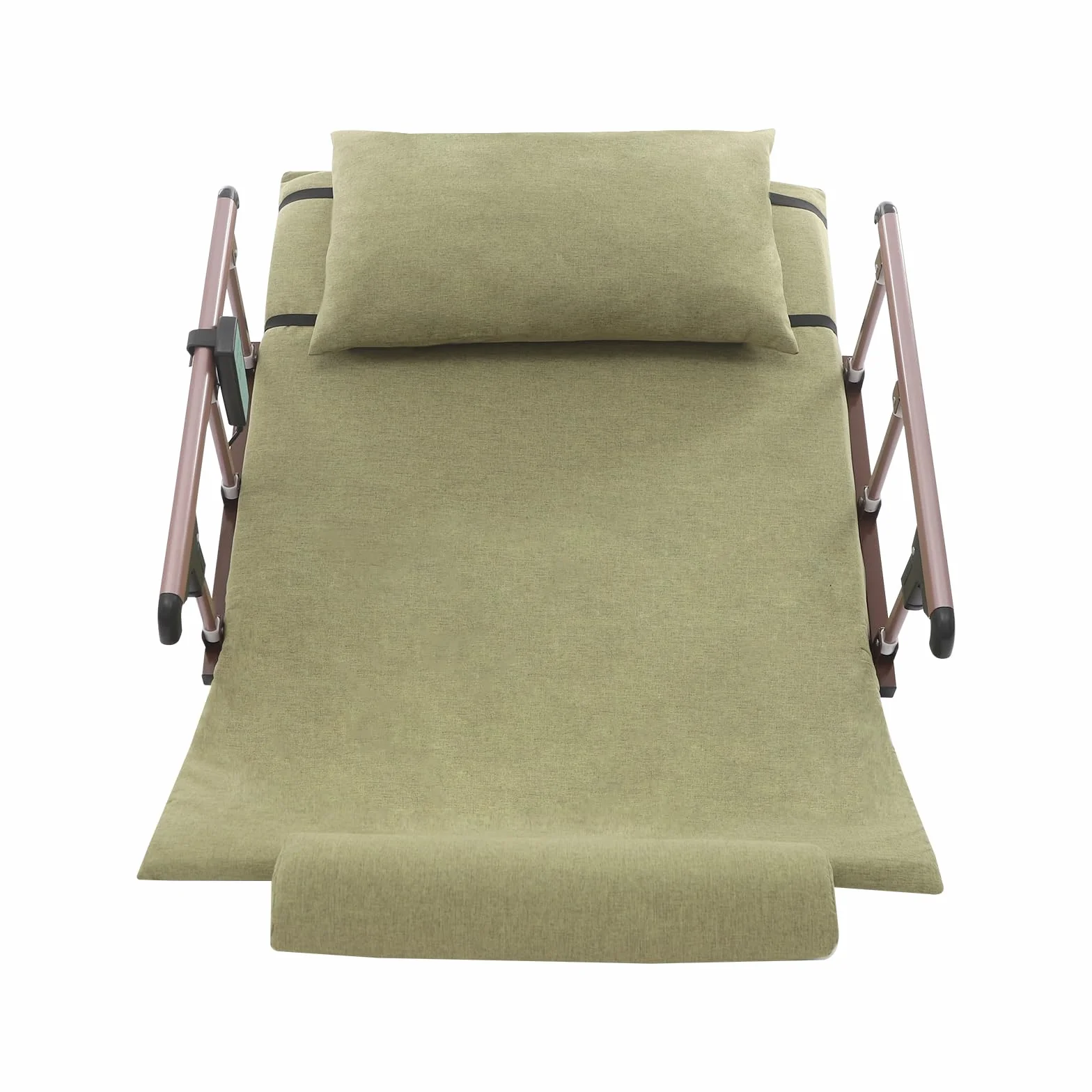 Respaldo eléctrico verde para cama elevadora, respaldo de elevación eléctrico, control remoto, para mujeres embarazadas, ancianos, 120 x 75 cm