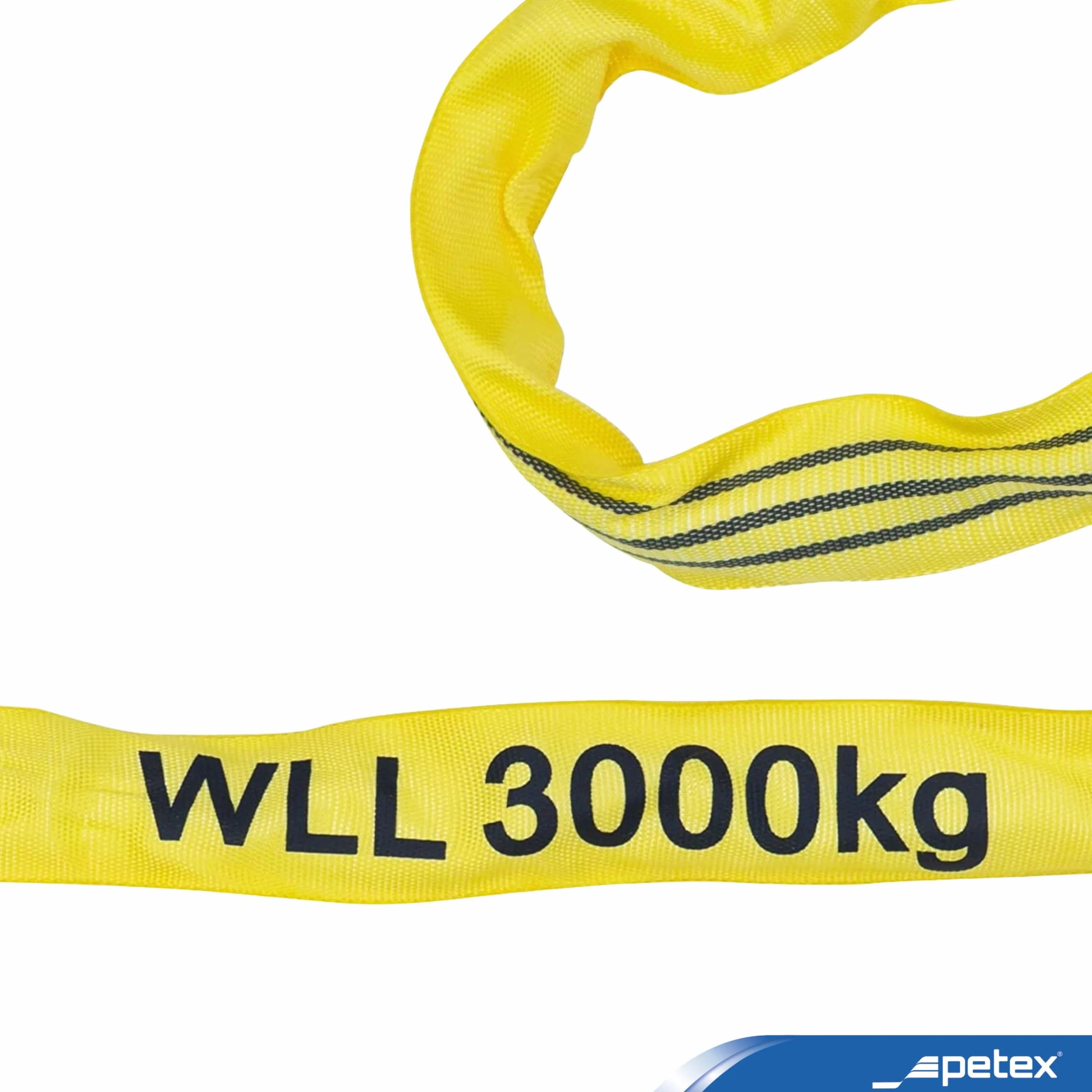 Eslinga WLL 3000 kg 1 m Petex amarillo