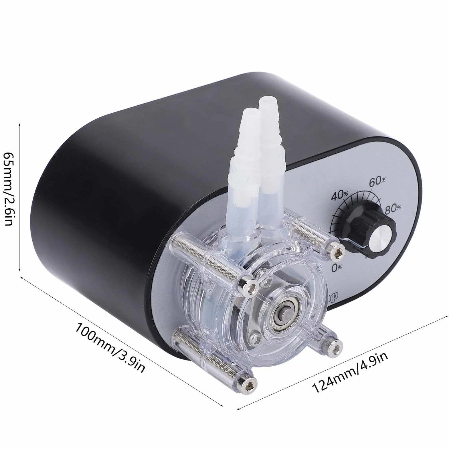 Bomba Peristáltica de Cabezal Único de Alto Flujo G928A 114-500 ml/min para Experimentos y Laboratorio con Alimentación AC 100-240V y Enchufe Europeo (EU Plug)