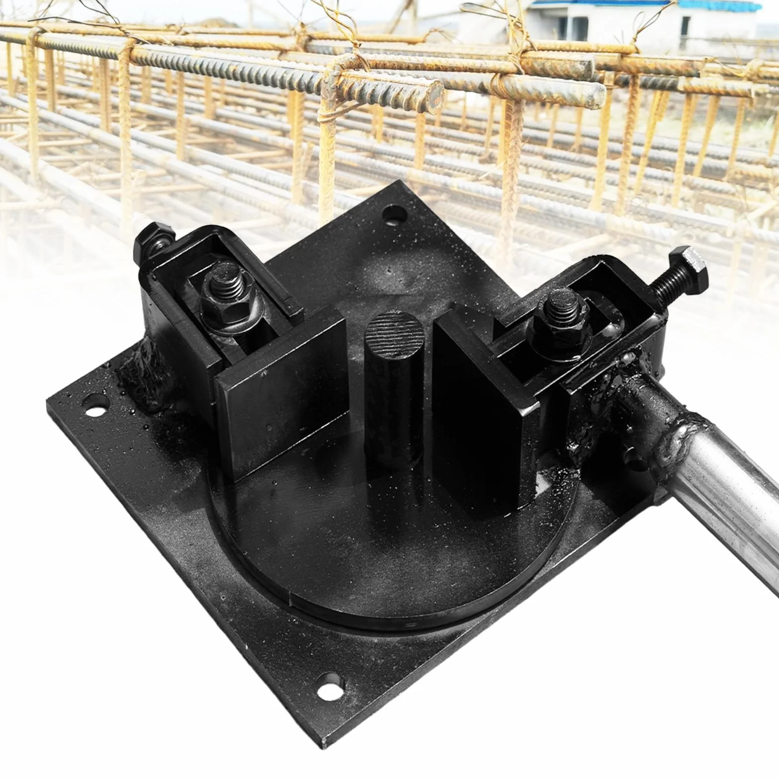 Dobladora Manual, Dobladora de Varilla de 1-14mm Dobladora de Hierro Manual, Dobladora Manual de Barras de Refuerzo para Acero Redondo de Refuerzo, Hierro Plano y Otros Metales