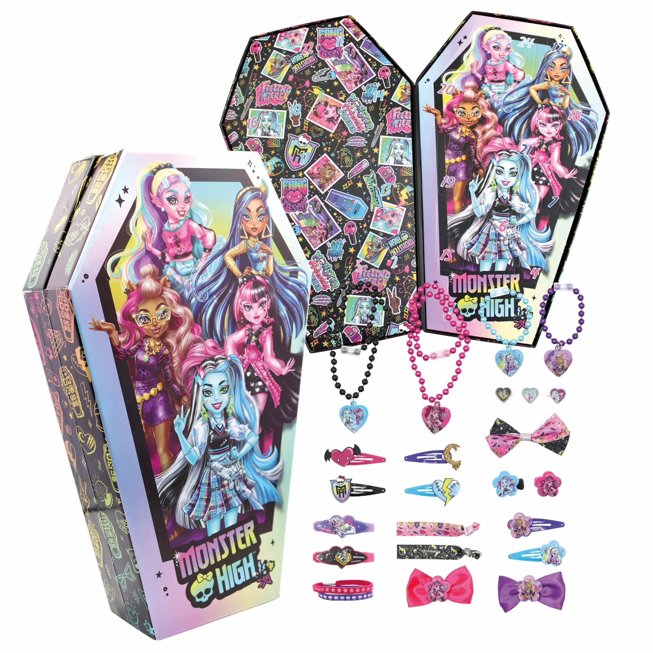 Monster High Calendario de Adviento joyas accesorios pelo 21x7x34 cm