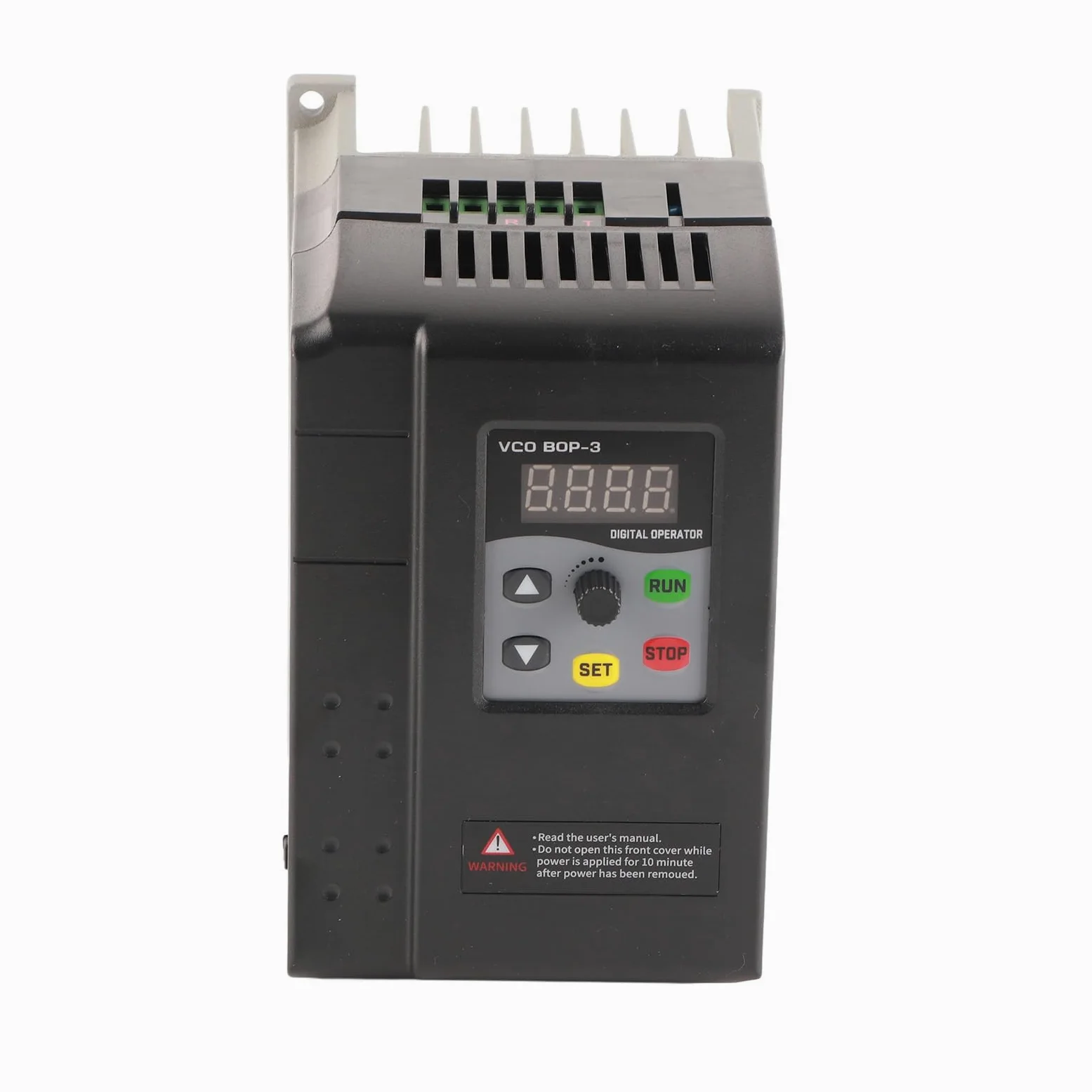 Convertidor Monofásico a Trifásico, Soporte de Variador de Frecuencia Variable Monofásico 220-240 V Ca Entrada Y Salida Trifásico 0-240 V Ca(2.2kw 9.5A)