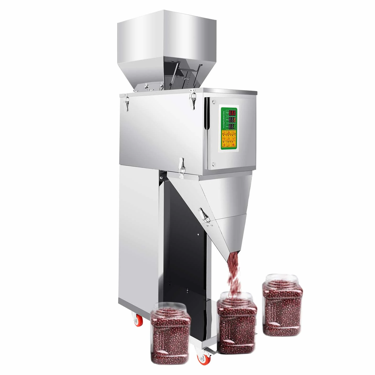 Máquina de llenado en polvo 200W 10-999g - Automática Polvo Llenadora de polvo Máquina de llenado de polvo Máquina de embalaje controlada por microordenador Separador para