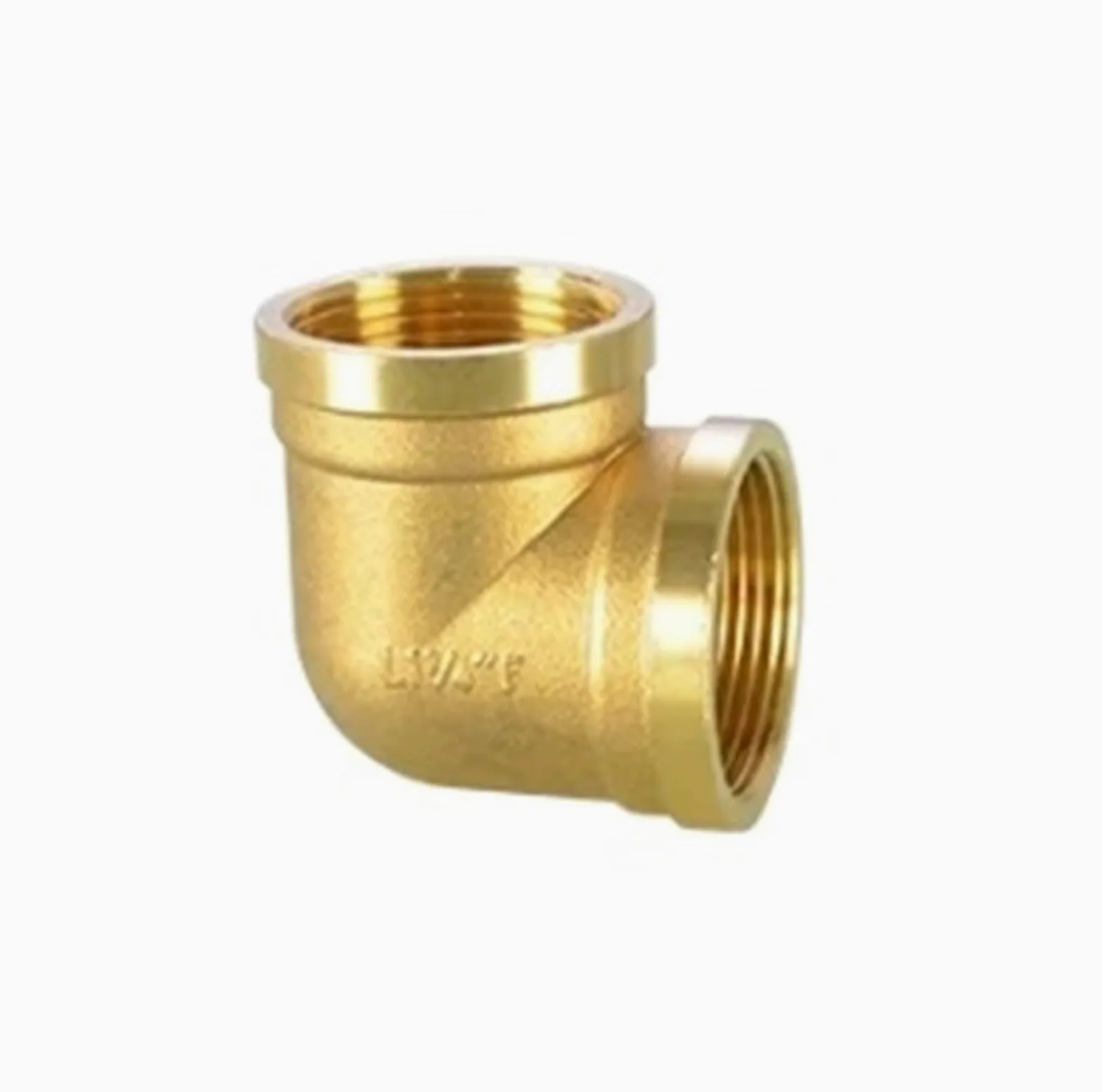 1 pieza de 3/4", 1", 1,2", 1,5" y 2" rosca hembra x macho de 90 grados, conector de codo de latón, adaptador de tubería de cobre(1-5)
