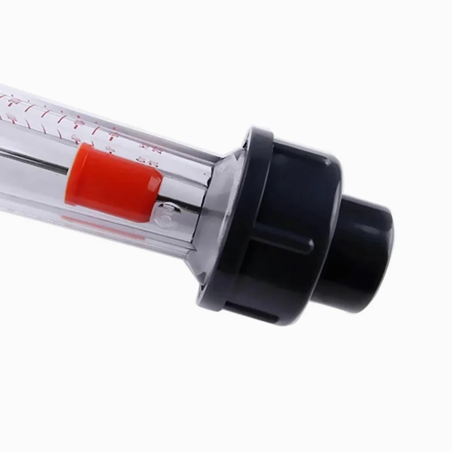 Medidor de flujo de flotador de plástico, medidor de flujo de agua líquida, rotámetro, rotermetro, medidor de flujo de tubería, 1 Uds.(DN32(0.4-4 KG))