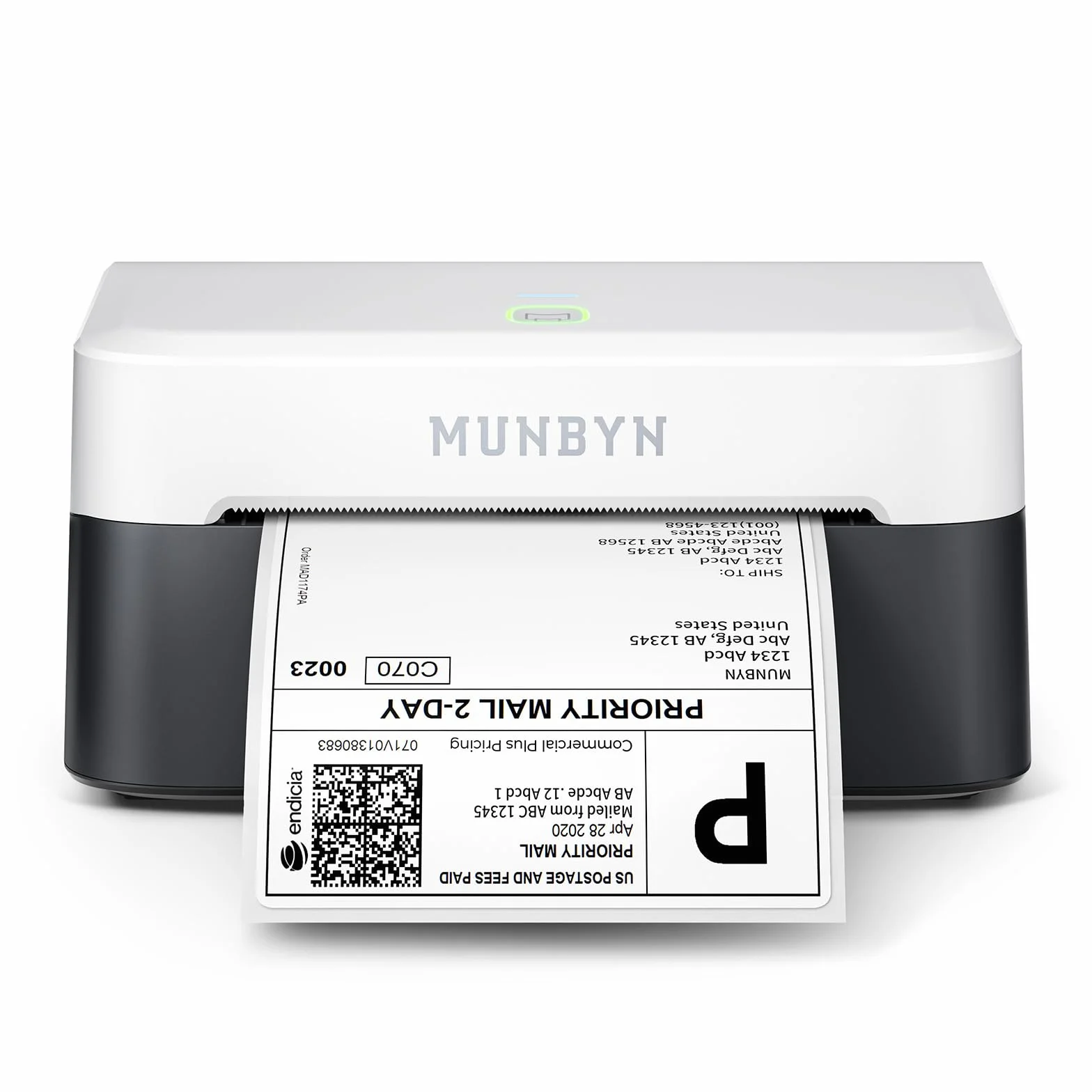 MUNBYN 2026 Impresora Etiquetas Bluetooth, Impresora Térmica 4x6 para Envíos, Compatible con Android, iPhone, Windows, Mac, Chromebook, Nueva Tecnología, RW403B