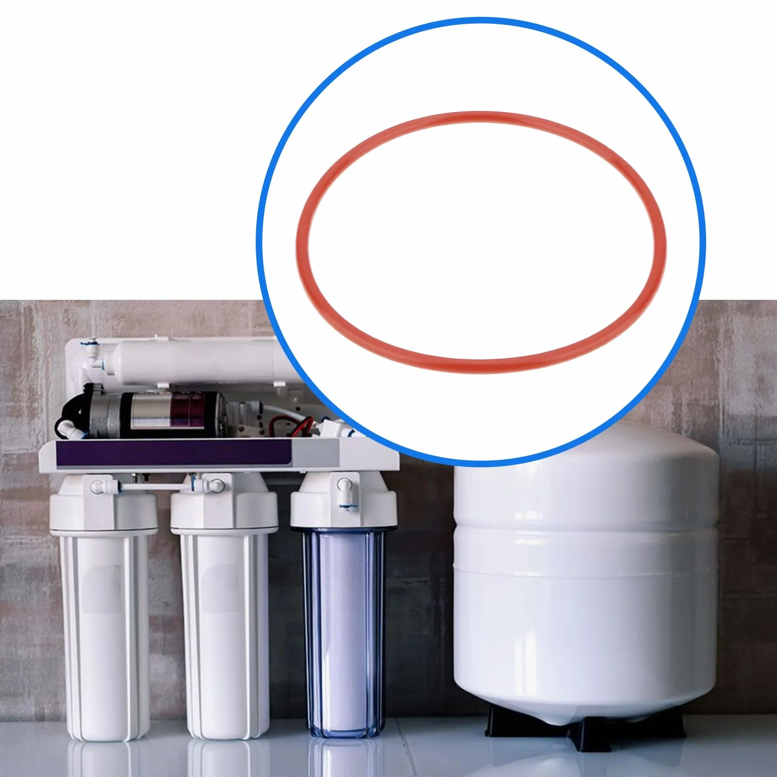 Juntas Tóricas de Silicona 97mm x 4mm para Ósmosis Inversa OTOTEC