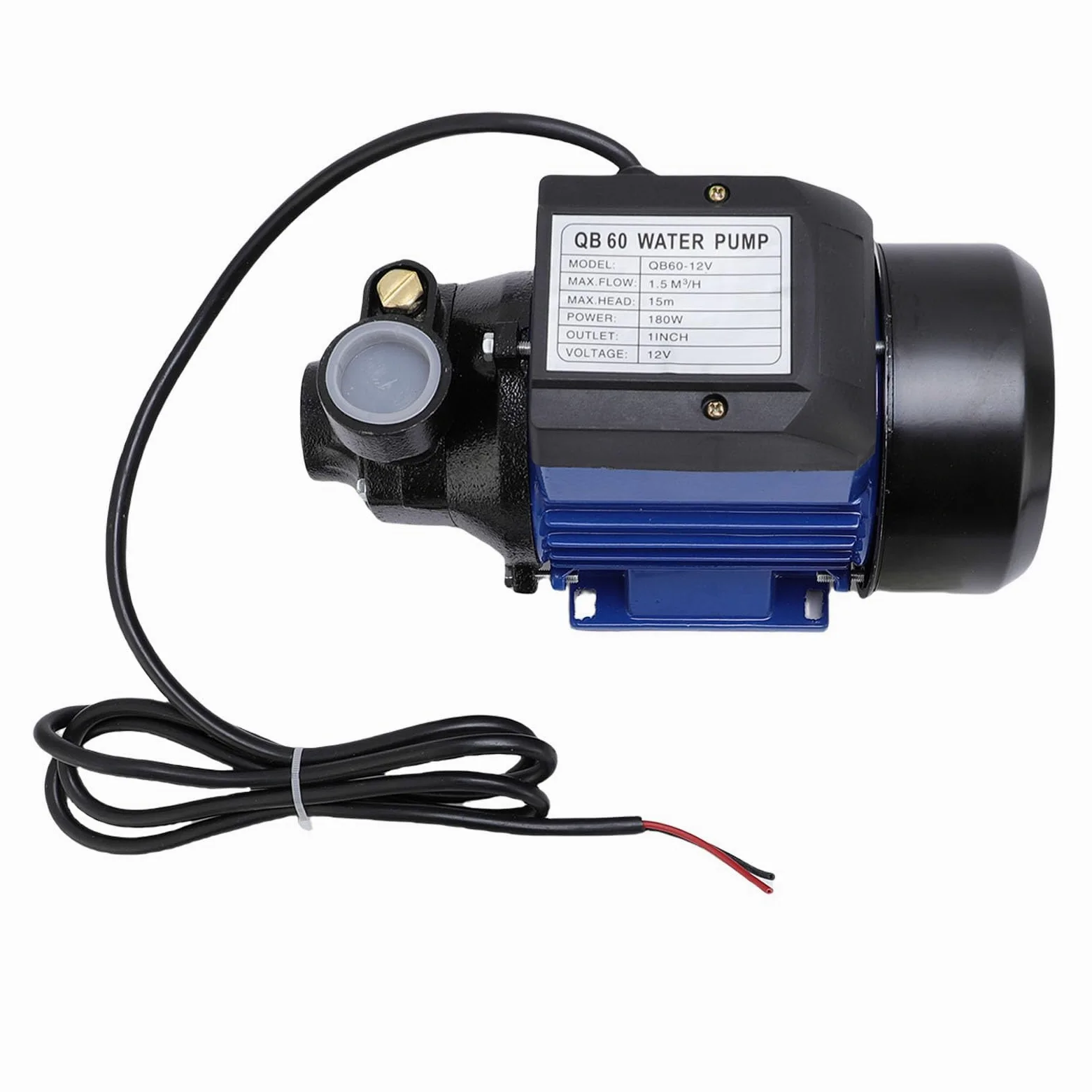 Topiky Bomba de Pozo Solar, Bomba de Refuerzo de Agua Eléctrica de 230 W, Salida de Entrada de 1 Pulgada, Motor de 3800 RPM, de Aspersión para Estanque de Riego de Jardín