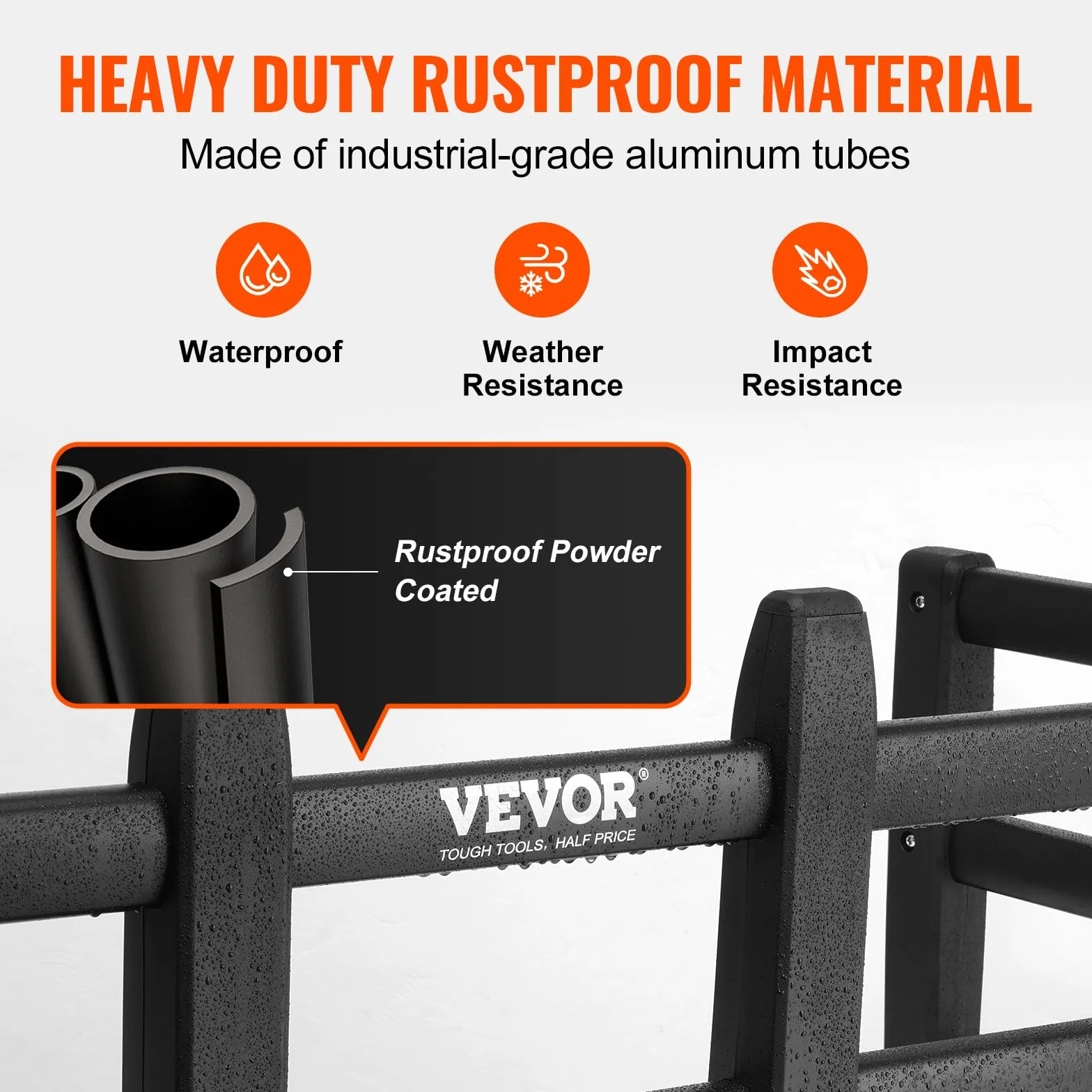 VEVOR Extensión de Plataforma de Camioneta Retráctil 141-172,5x53x47 Extensión de Plataforma de Carga de Aleación de Aluminio para Cargas Voluminosas Compatible con Ford Super Duty Toyota Tundra GMC