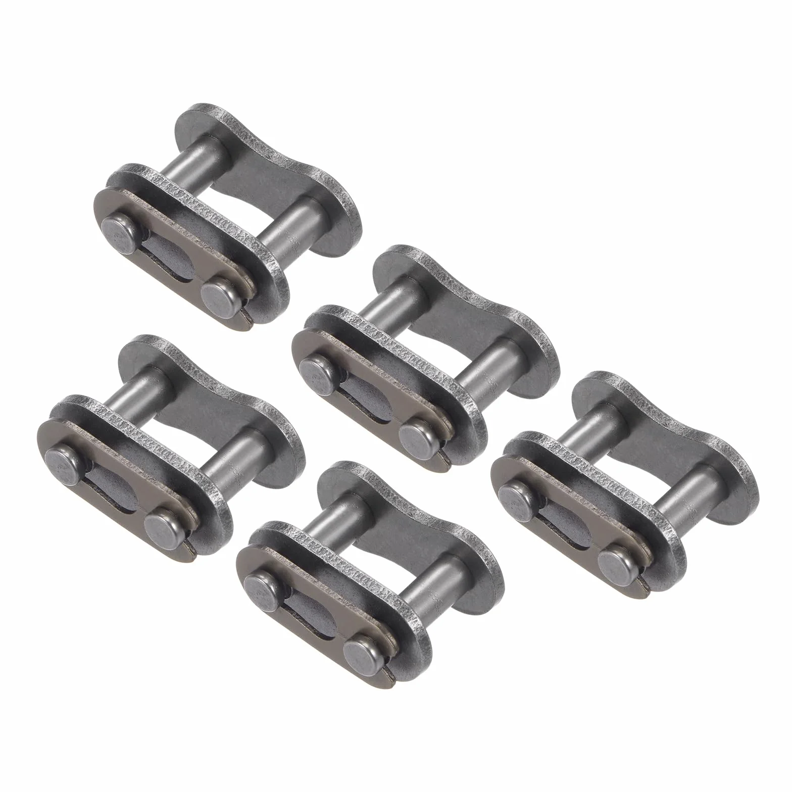 Enlaces de Conexión de Cadena de Rodillos 08B 1/2" Acero al Carbono 5 Piezas