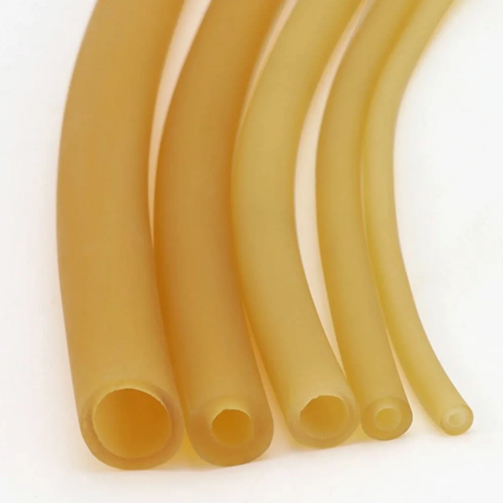 1/5M ID 1,6 1,8 2 3 4 5 6 7 9 10 12 Mm mangueras de goma de látex natural tubo médico quirúrgico elástico de alta resistencia tirachinas catapulta(5 meters,Id 12mm X Od 17mm)