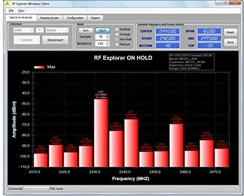 RF Explorer ISM Combo - Analizador de Espectro de Mano