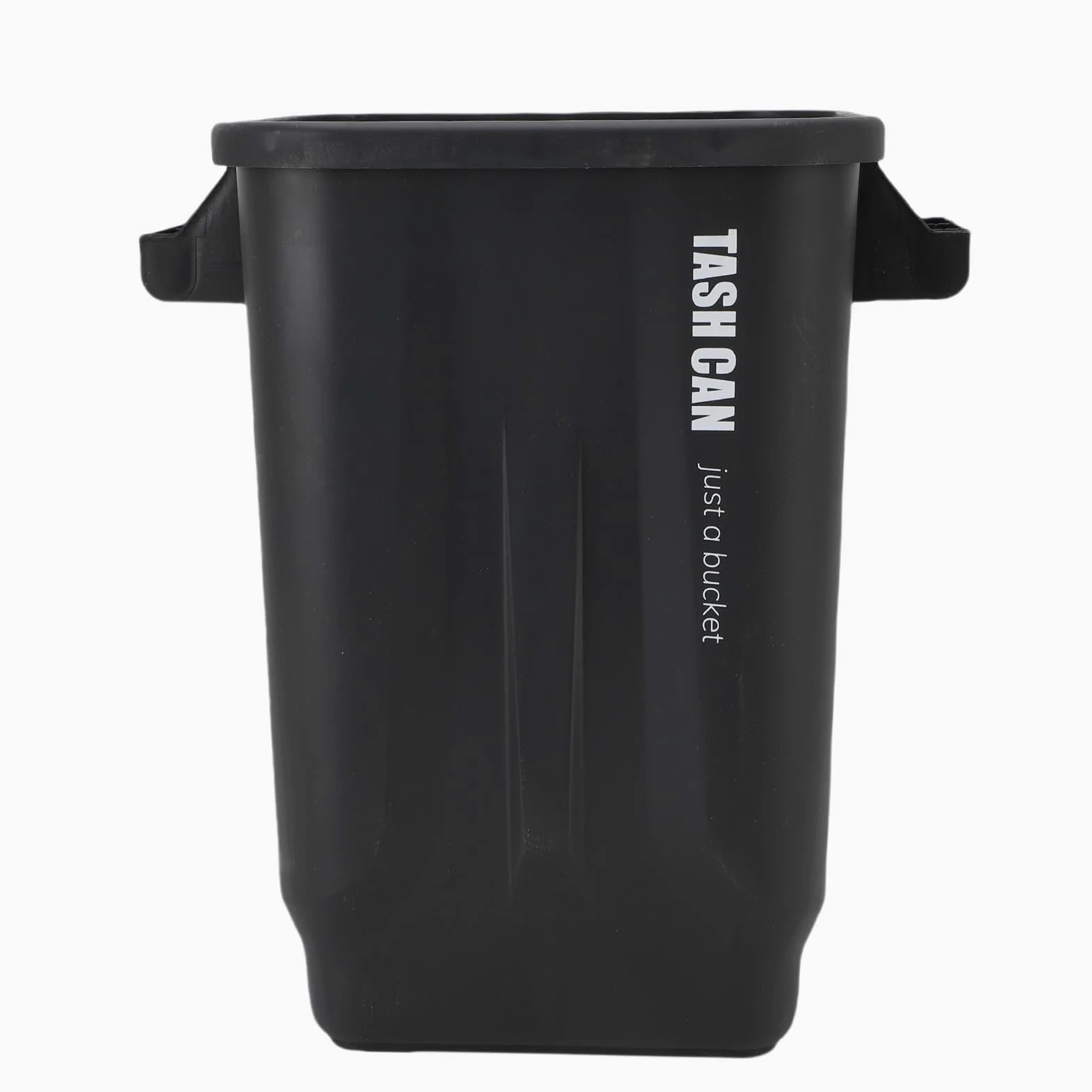 Cubo de Basura de Cocina, Cubo de Basura Compacto que Ahorra Espacio con Asas Resistentes y Diseño Apilable, para Baño, Oficina, Sala de Estar, RV (Negro)