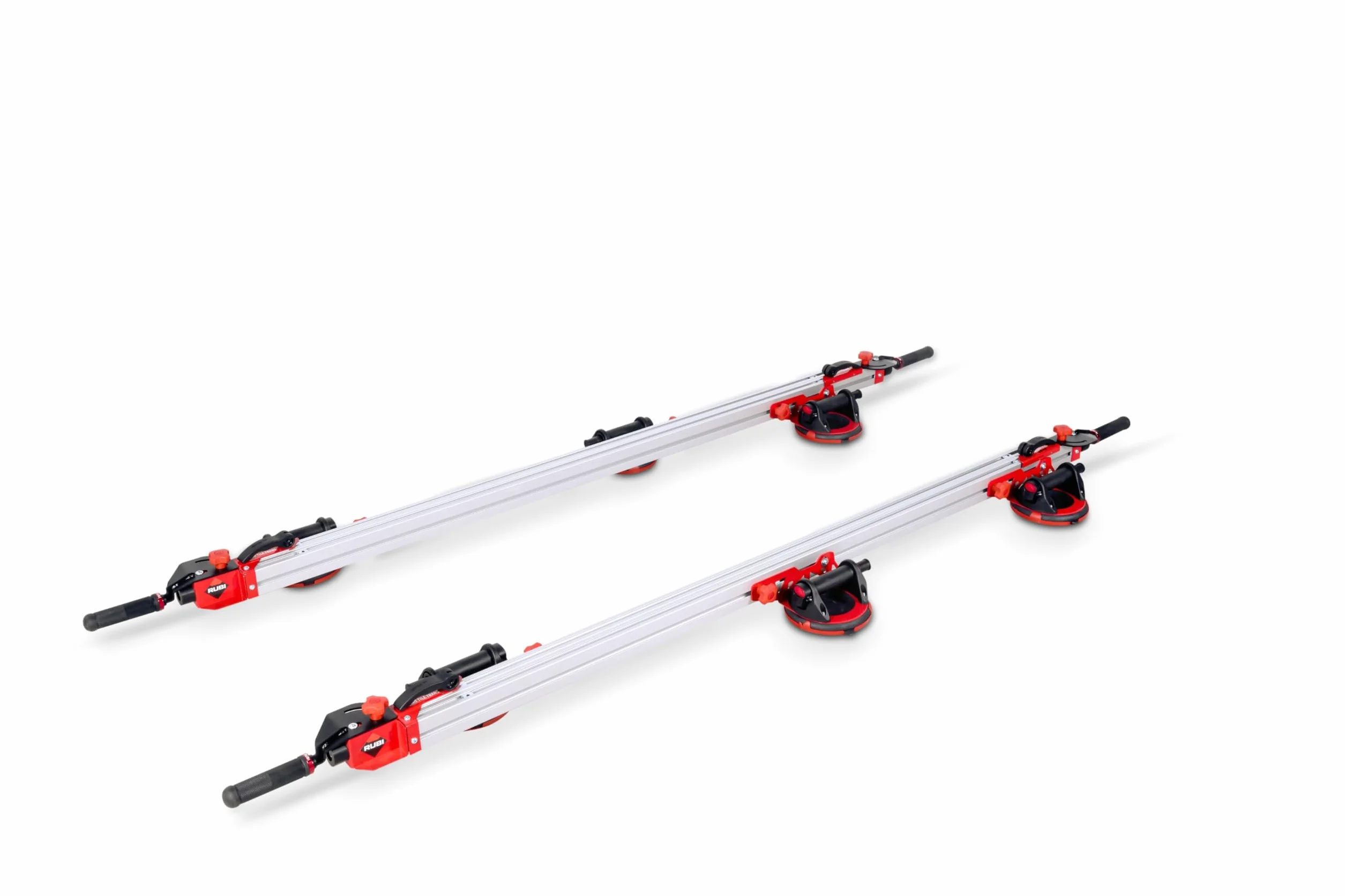 Ventosa para azulejos gran formato con guías retráctiles ERGO TILE TRANS – 6 ventosas Ø160mm – hasta 320 cm y 80 kg