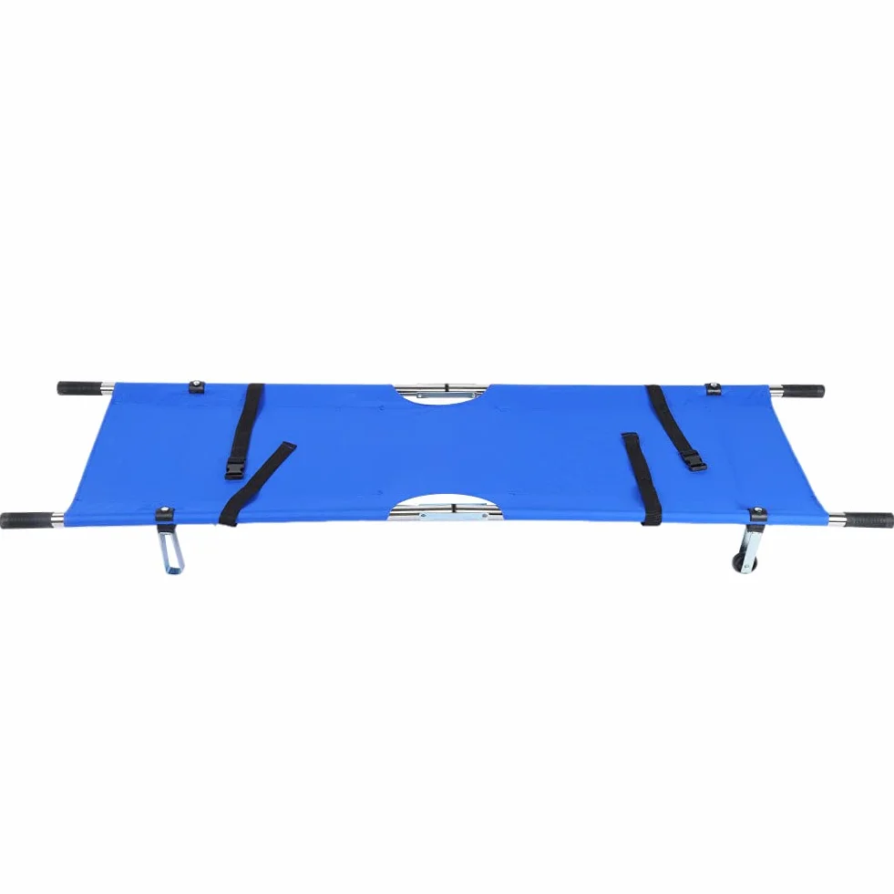Camilla de Transporte Plegable, Camillas Plegables para Ambulancia Médica Emergencia Plegable Mover Pacientes Trasera Rescate hospitalaria Decoration 150Kg Tela Oxford Espalda Impermeable (Azul)