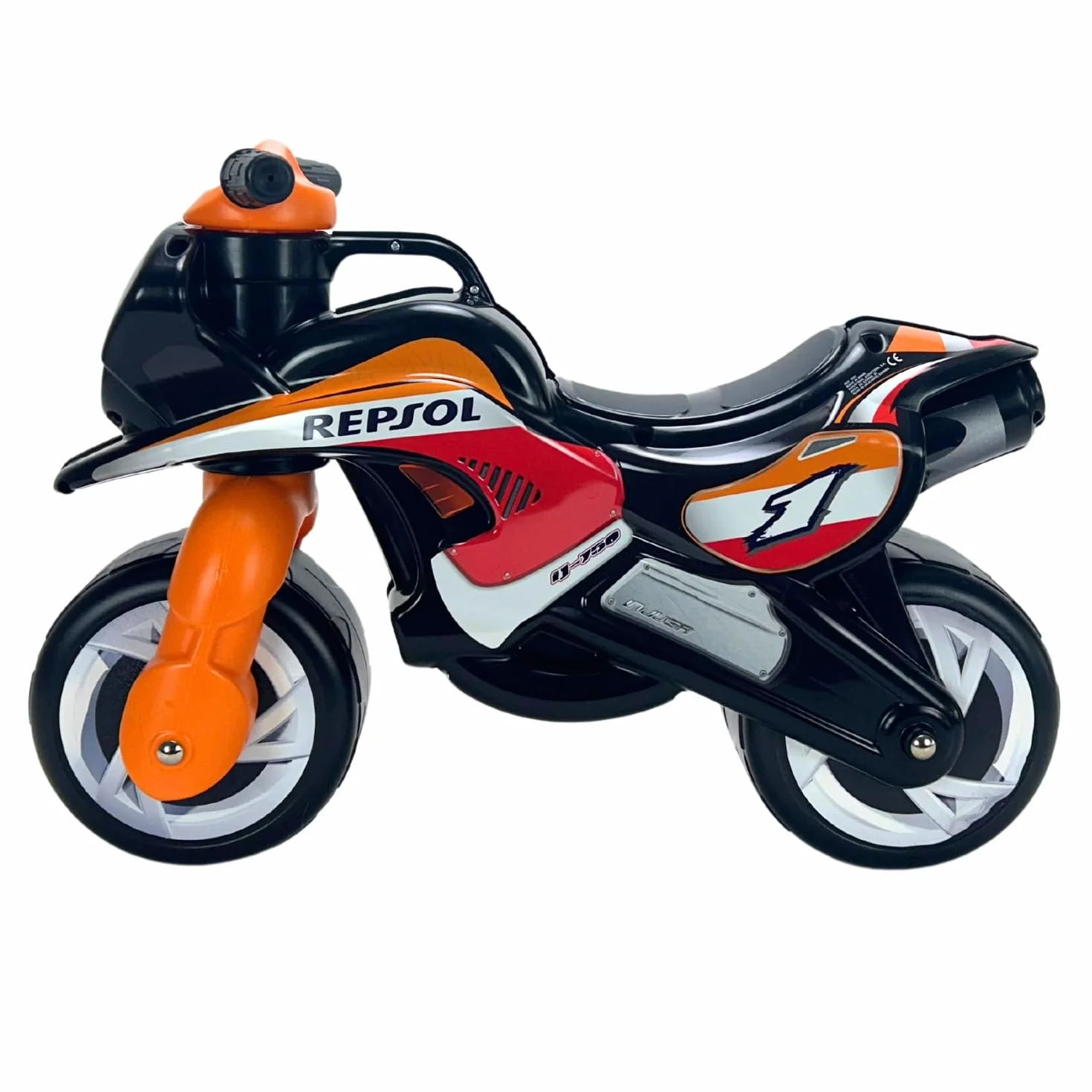 INJUSA Tundra Tornado Repsol Correpasillos para Niños 1-3 Años Moto Juguete de Equilibrio Ruedas Anchas Ergonómica
