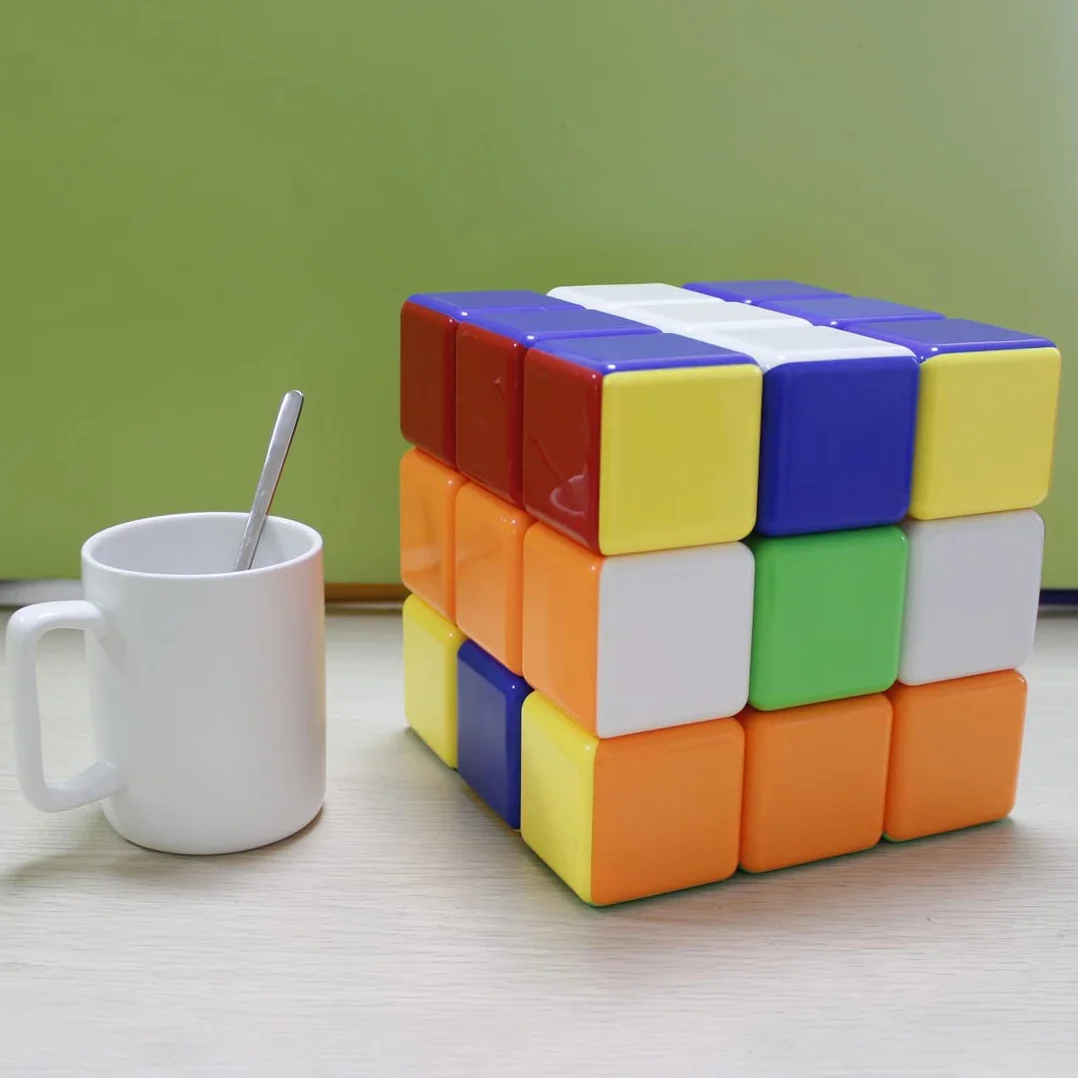 FunnyGoo Heshu 3x3x3 Speed Puzzle Magic Cube 18cm Stickerless