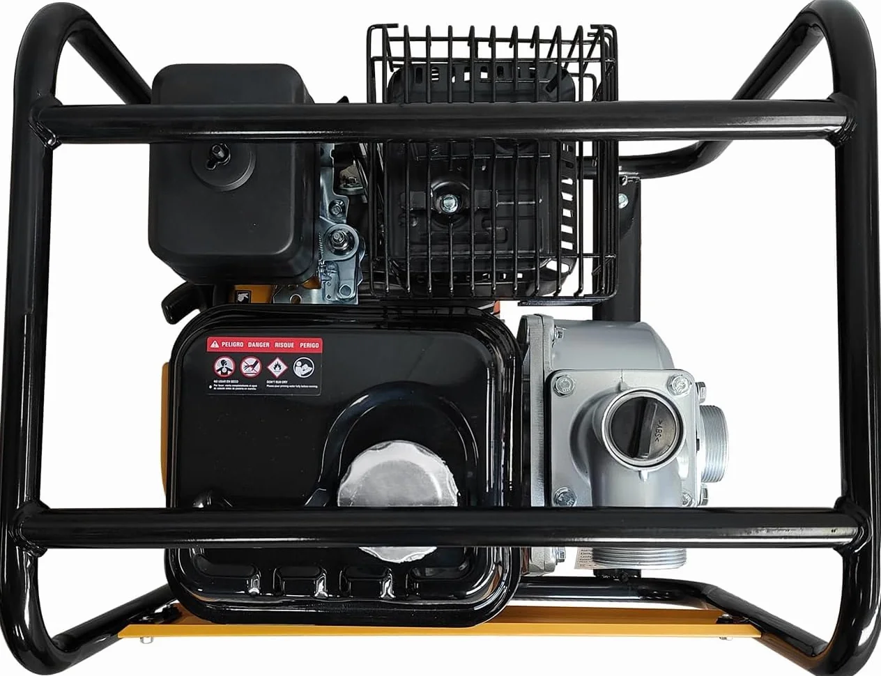 ESPA LEADER Motobomba MP-50, Motor Gasolina 4 Tiempos, Caudal Máx 32.000 l/h, Autonomía 2,2 h, Bomba de Agua para Achique, Vaciados de Emergencia, Inundaciones y Riego Agrícola