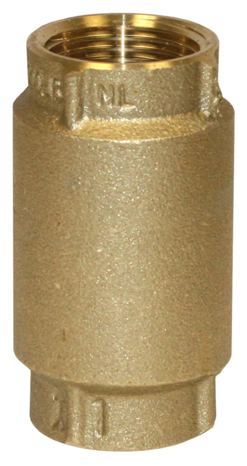 Merrill MFG CVNL100 - Válvula de retención de latón sin plomo de 1 pulgada, serie 700, 1 pulgada