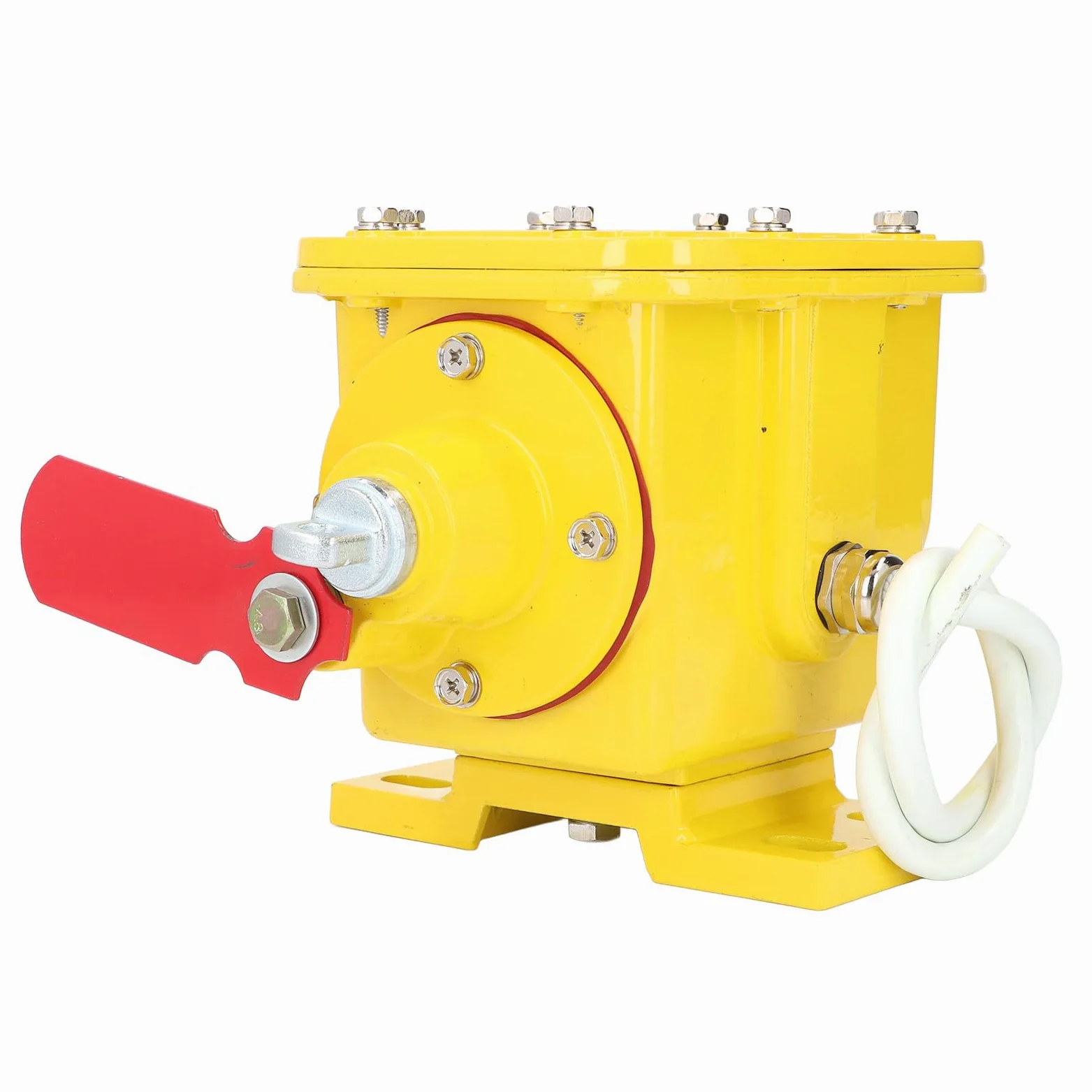 Ejoyous Interruptor de Cable de Tracción Interruptor de Cable de Tracción de Aleación de Aluminio 24 a 380 V Restablecimiento Manual IP65 2 Microinterruptores de 20 Mm para Parada de Emergencia de